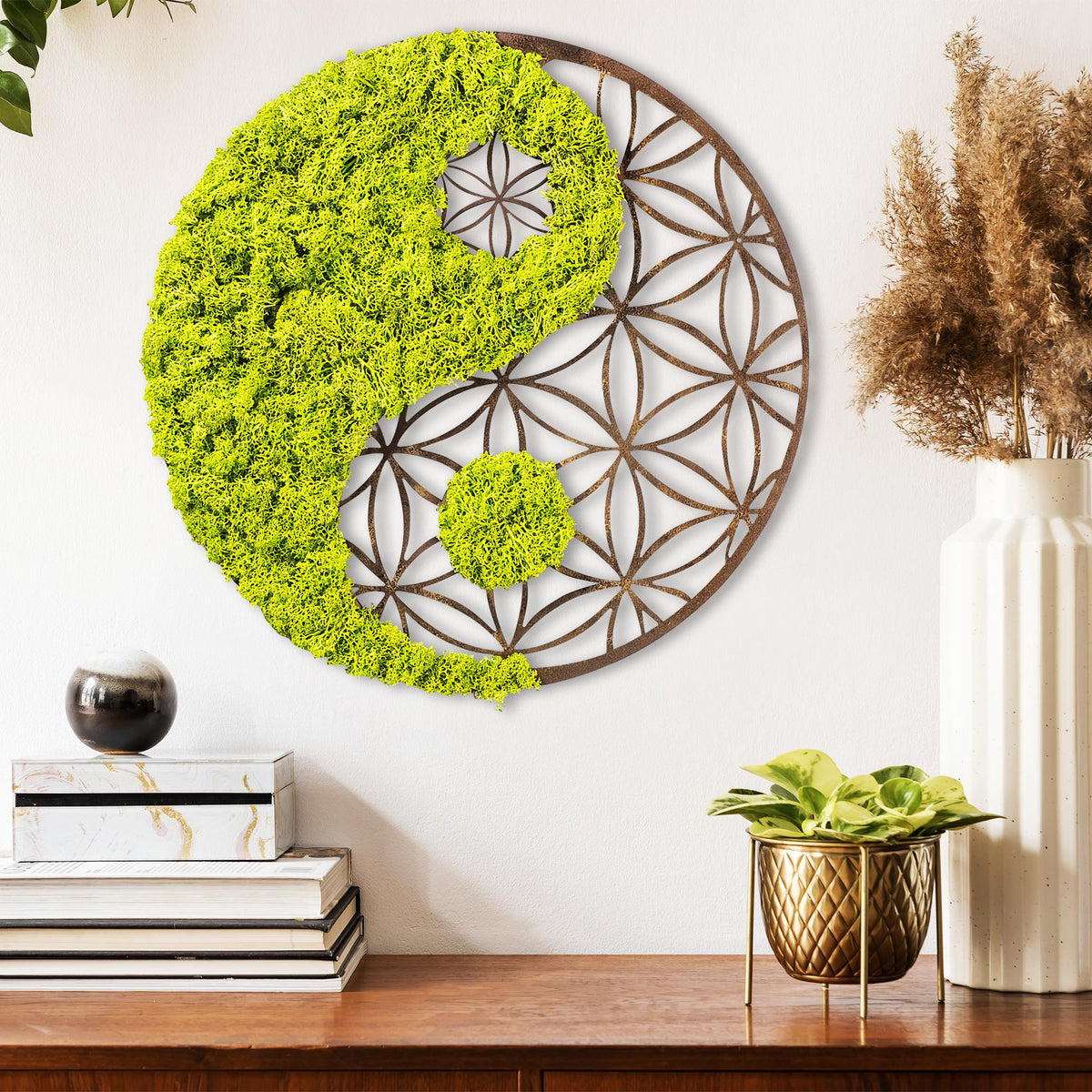 Yns-006 Dekoratif Yosun Duvar Tablosu