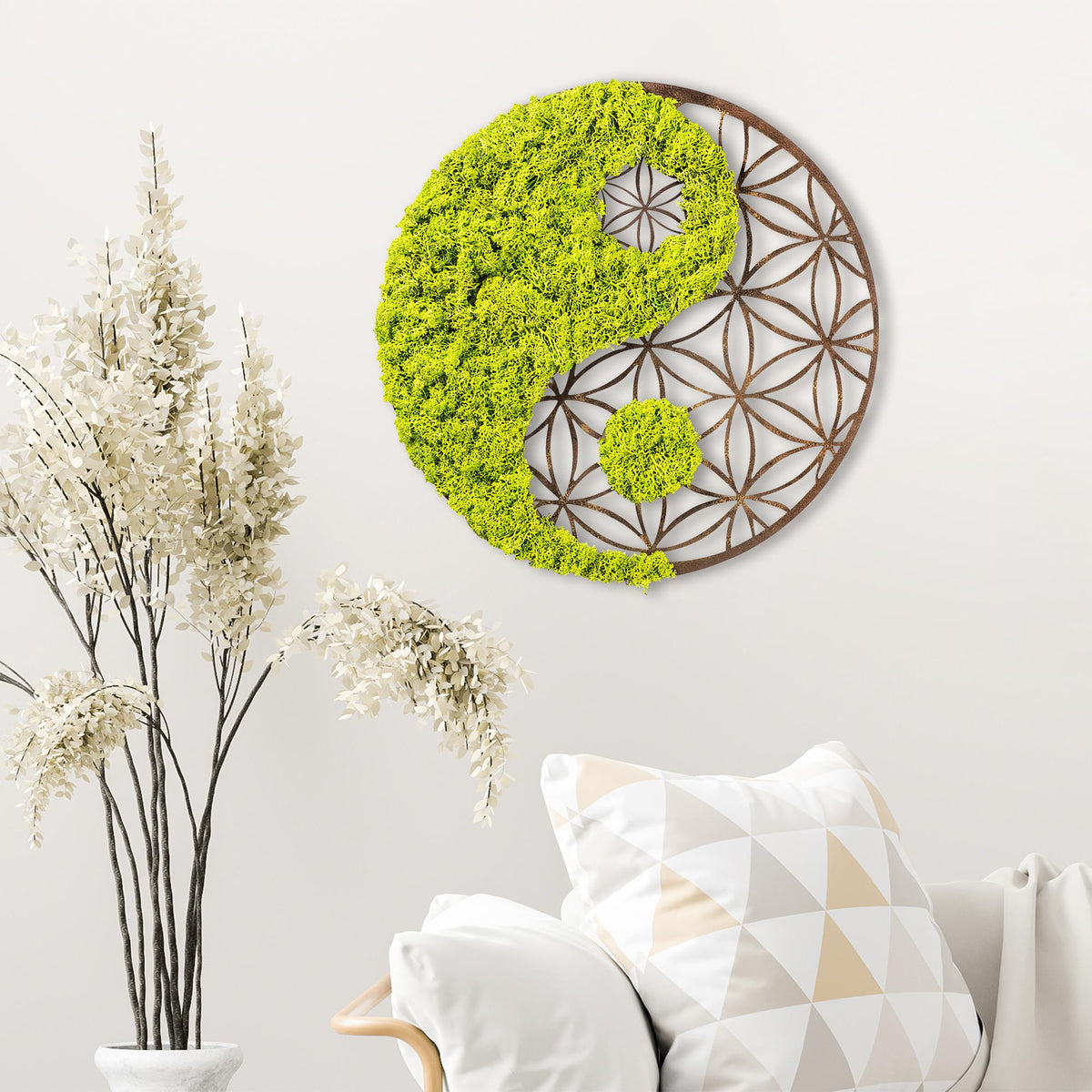 Yns-006 Dekoratif Yosun Duvar Tablosu