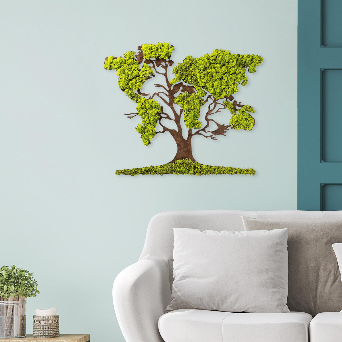 Yns-015 Dekoratif Yosun Duvar Tablosu