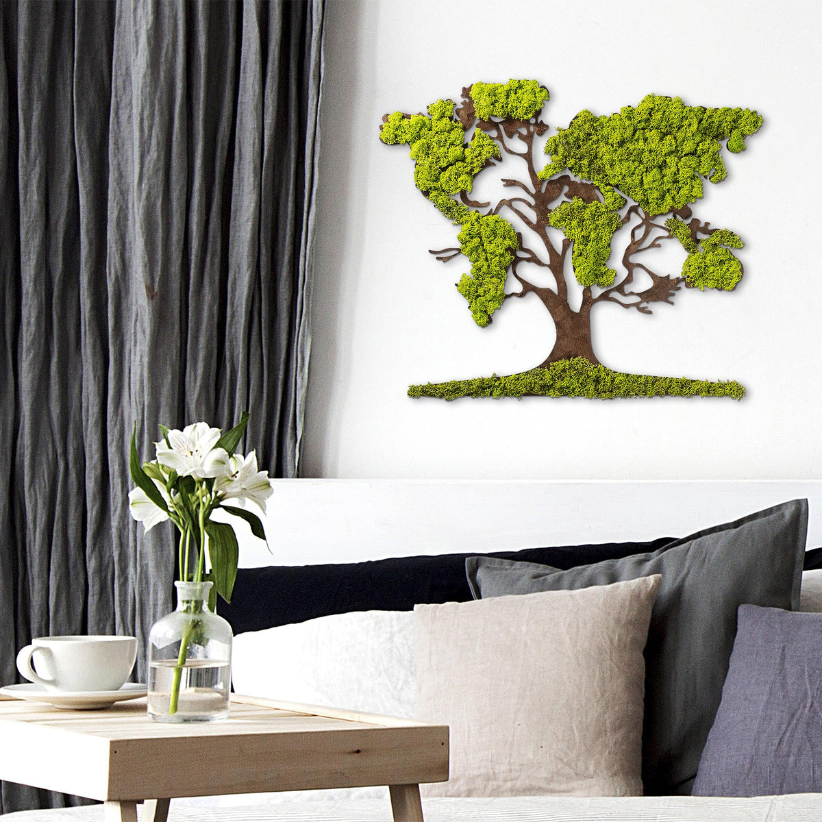 Yns-015 Dekoratif Yosun Duvar Tablosu