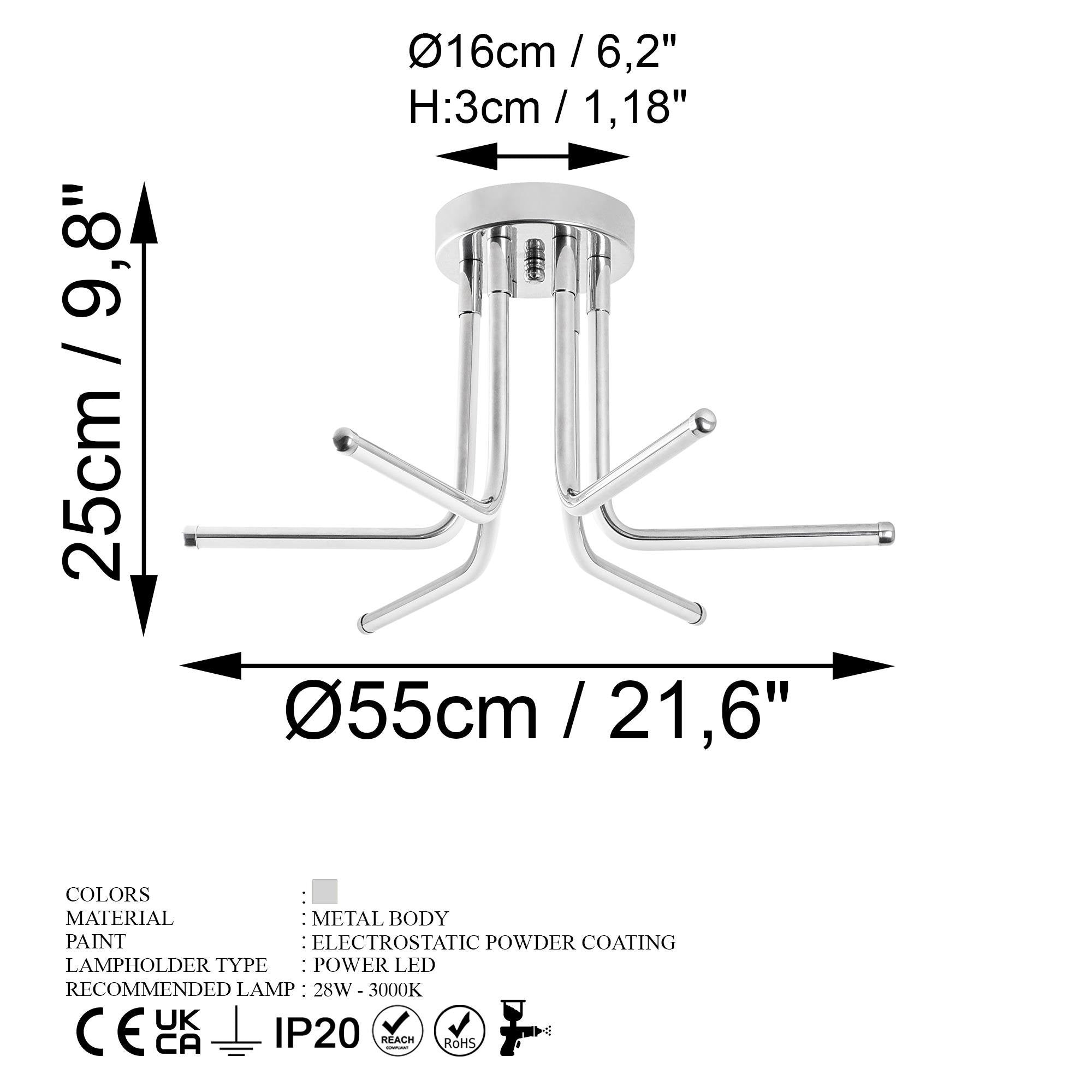 Enceladus 13676 Led Plafonyer Aydınlatma
