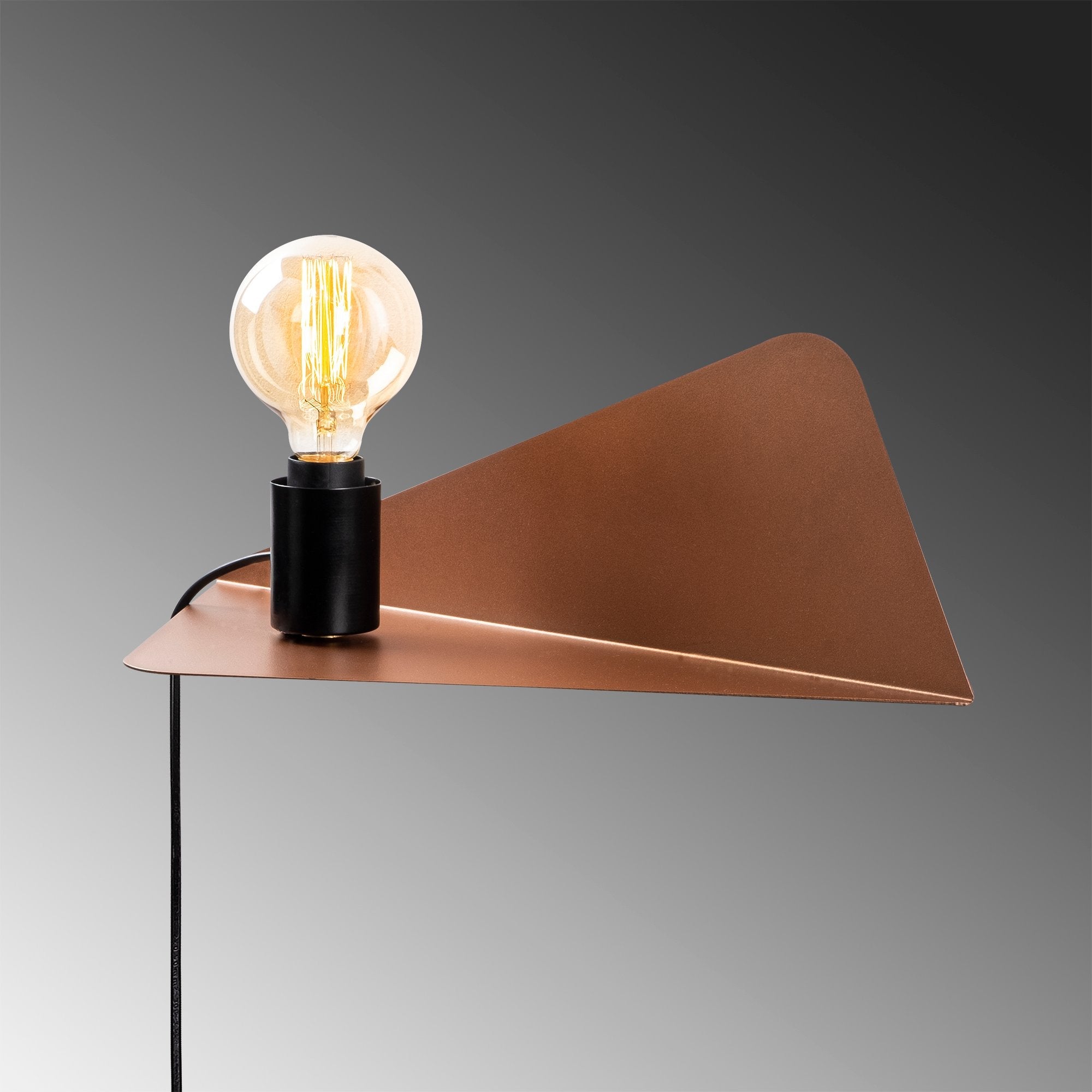 Geranara 502 Copper Black Rustik Aplik Duvar Aydınlatma