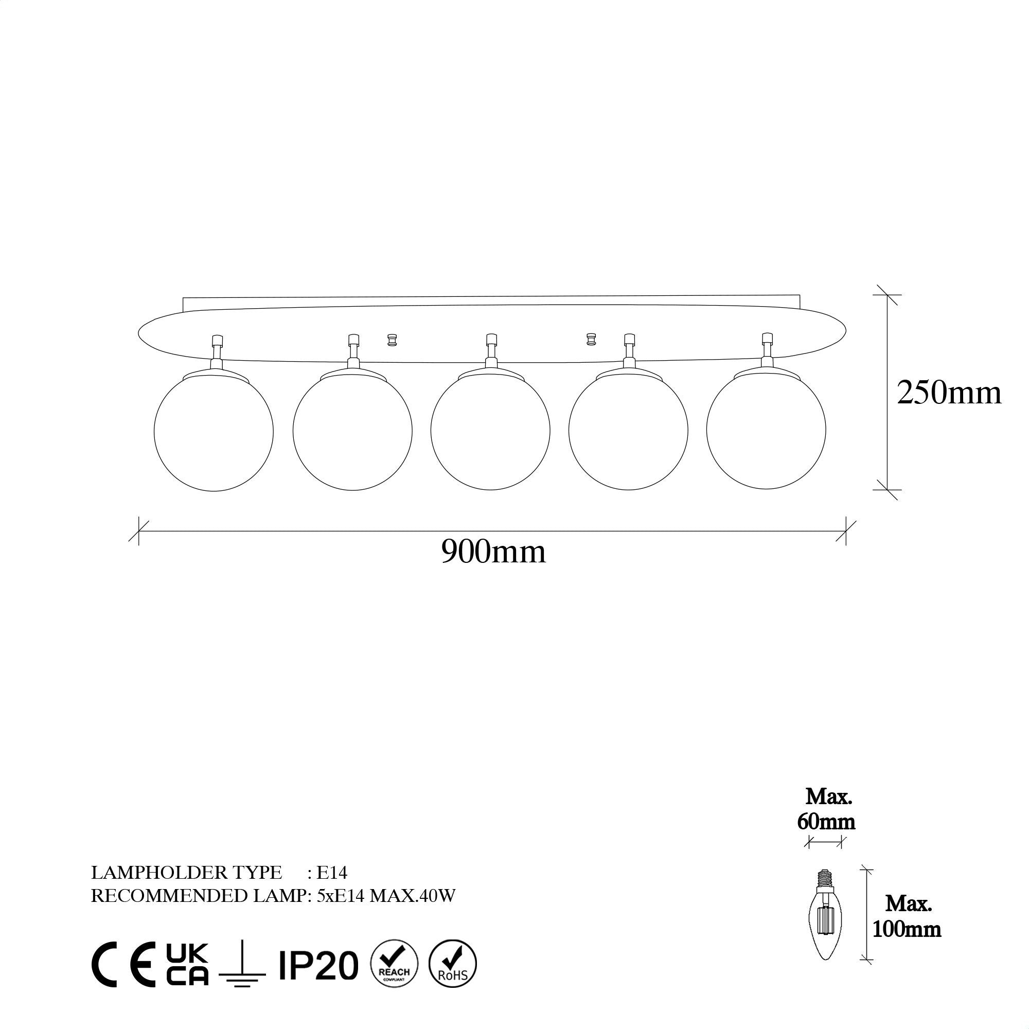 Io 11735 Cam Plafonyer Aydınlatma
