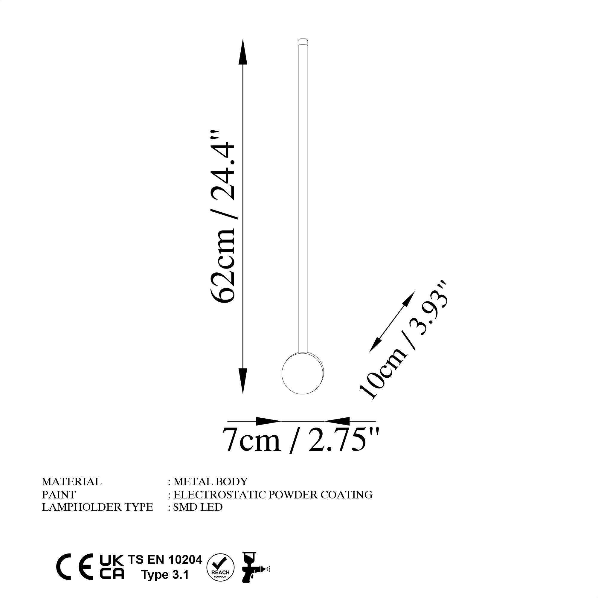Marigolda 13482 Led Aplik Duvar Aydınlatma