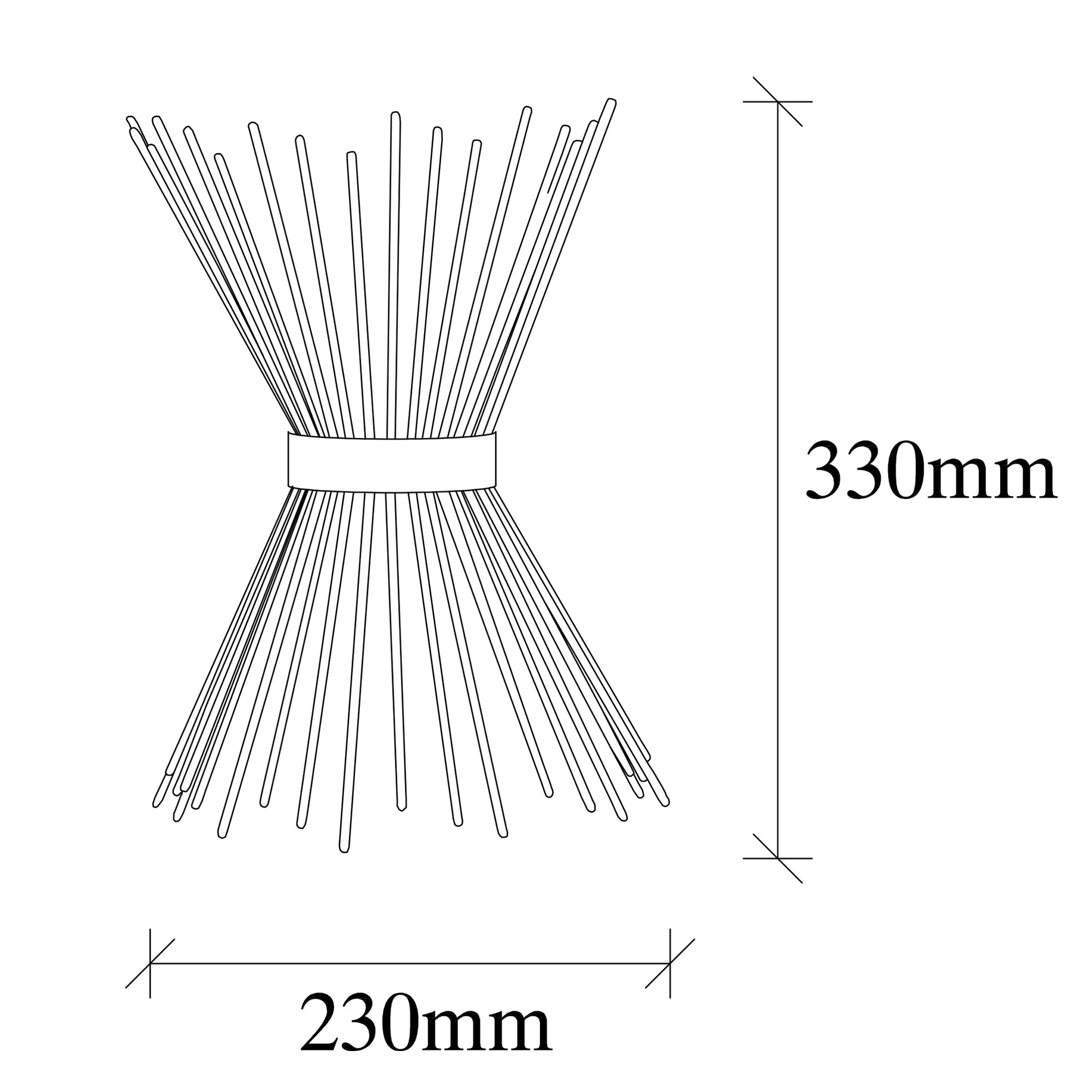 Merlina 3091 Tel Aplik Duvar Aydınlatma