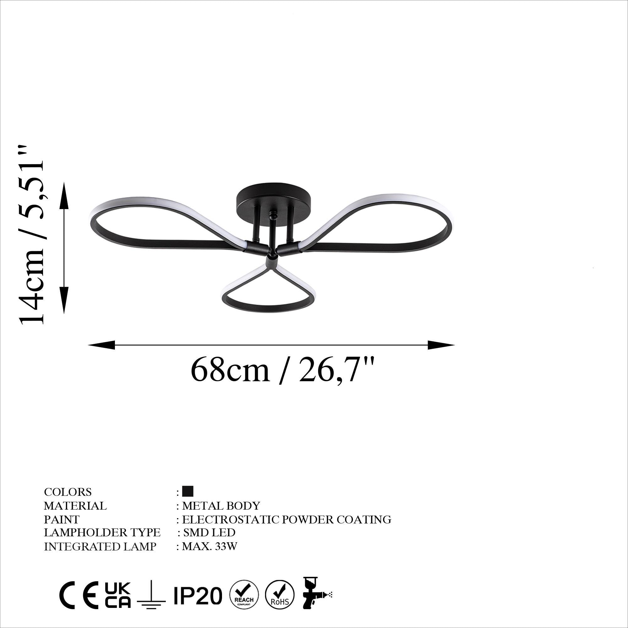 Raven 13541 Led Plafonyer Aydınlatma