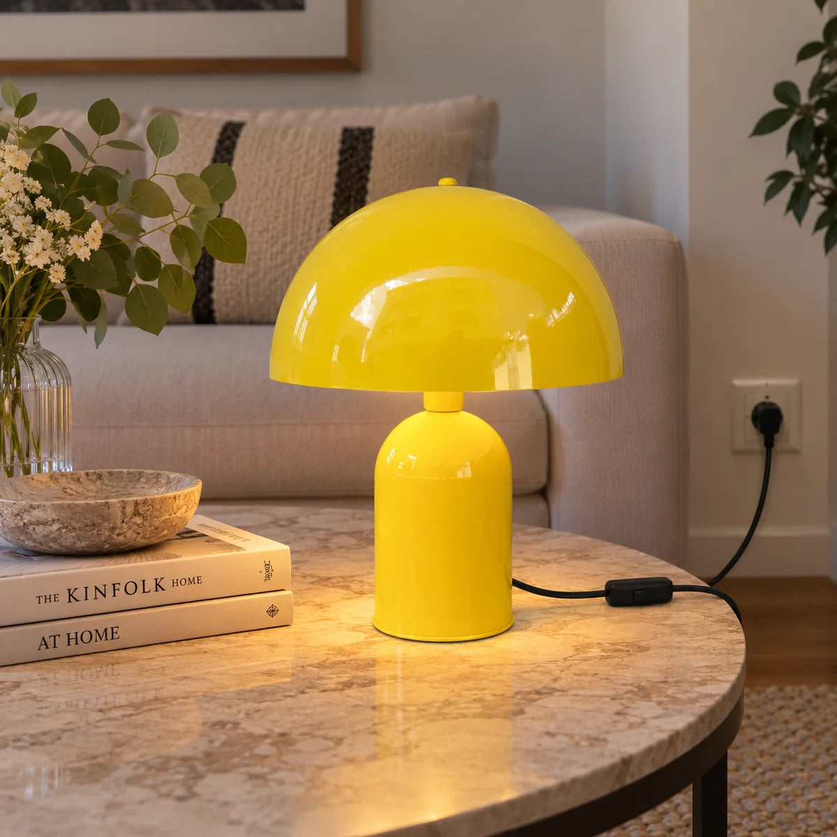 By Lamp-Soho Sarı Metal Masa Lambası-Masa Lambası-3-Milagron.com