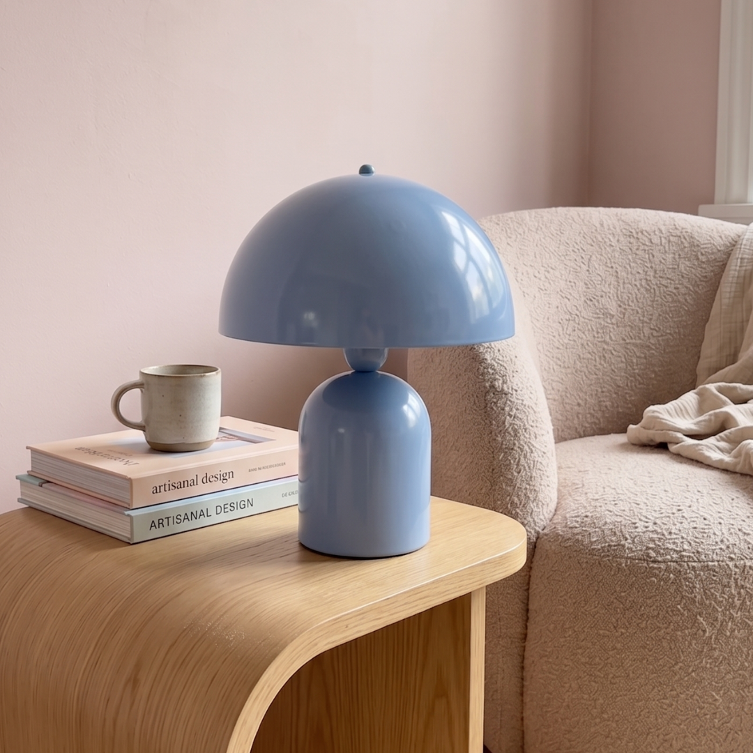 Soho Soft Mavi Metal Masa Lambası