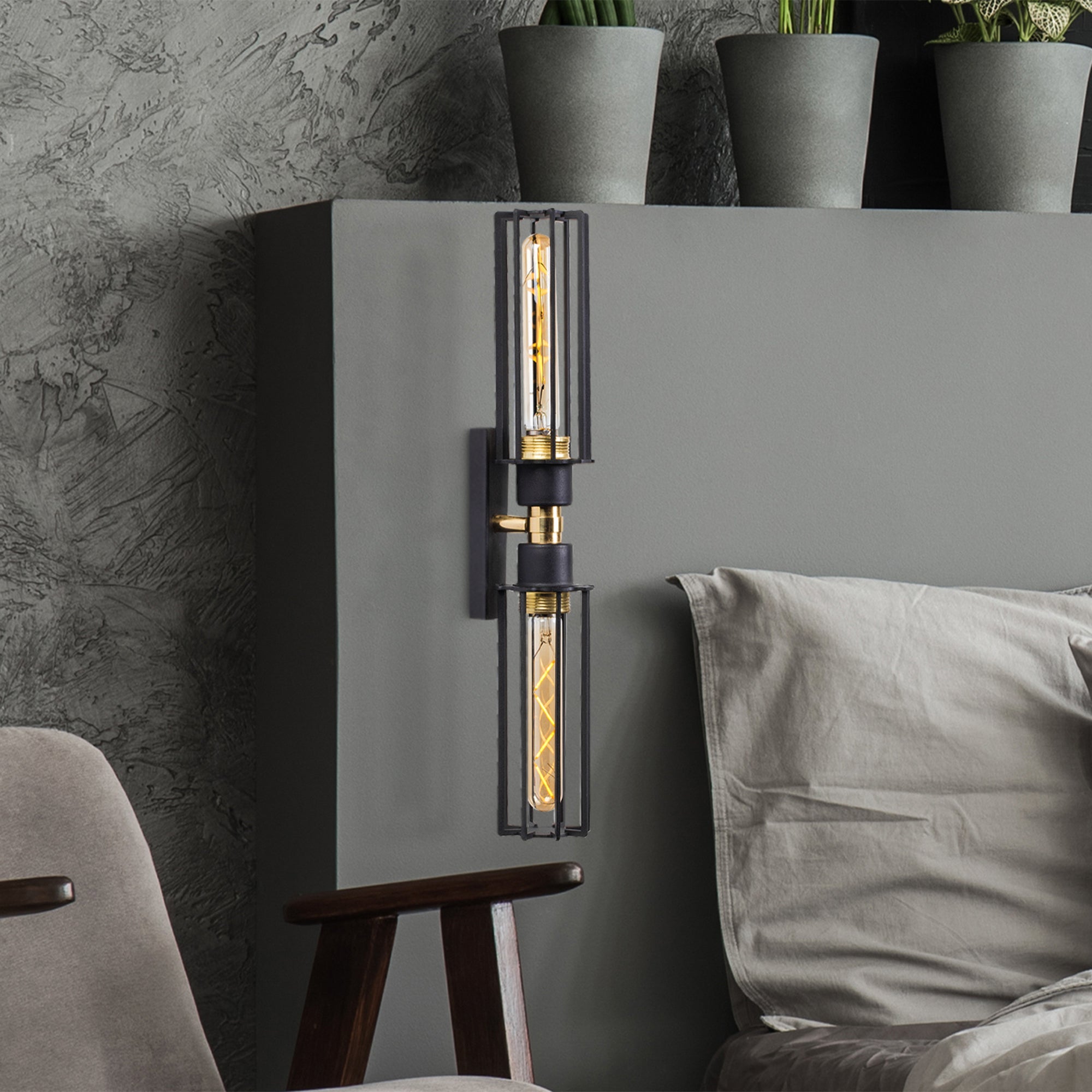 Solena 879 Tel Aplik Duvar Aydınlatma