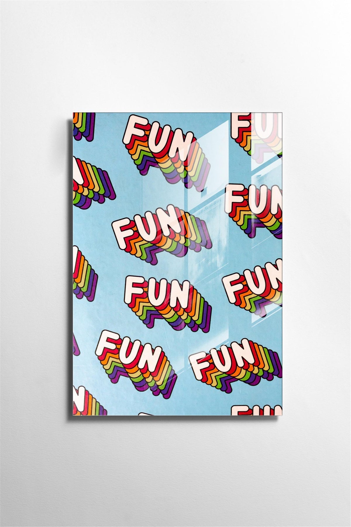 Uv-525 Baskılı Cam Dikdörtgen Duvar Tablosu