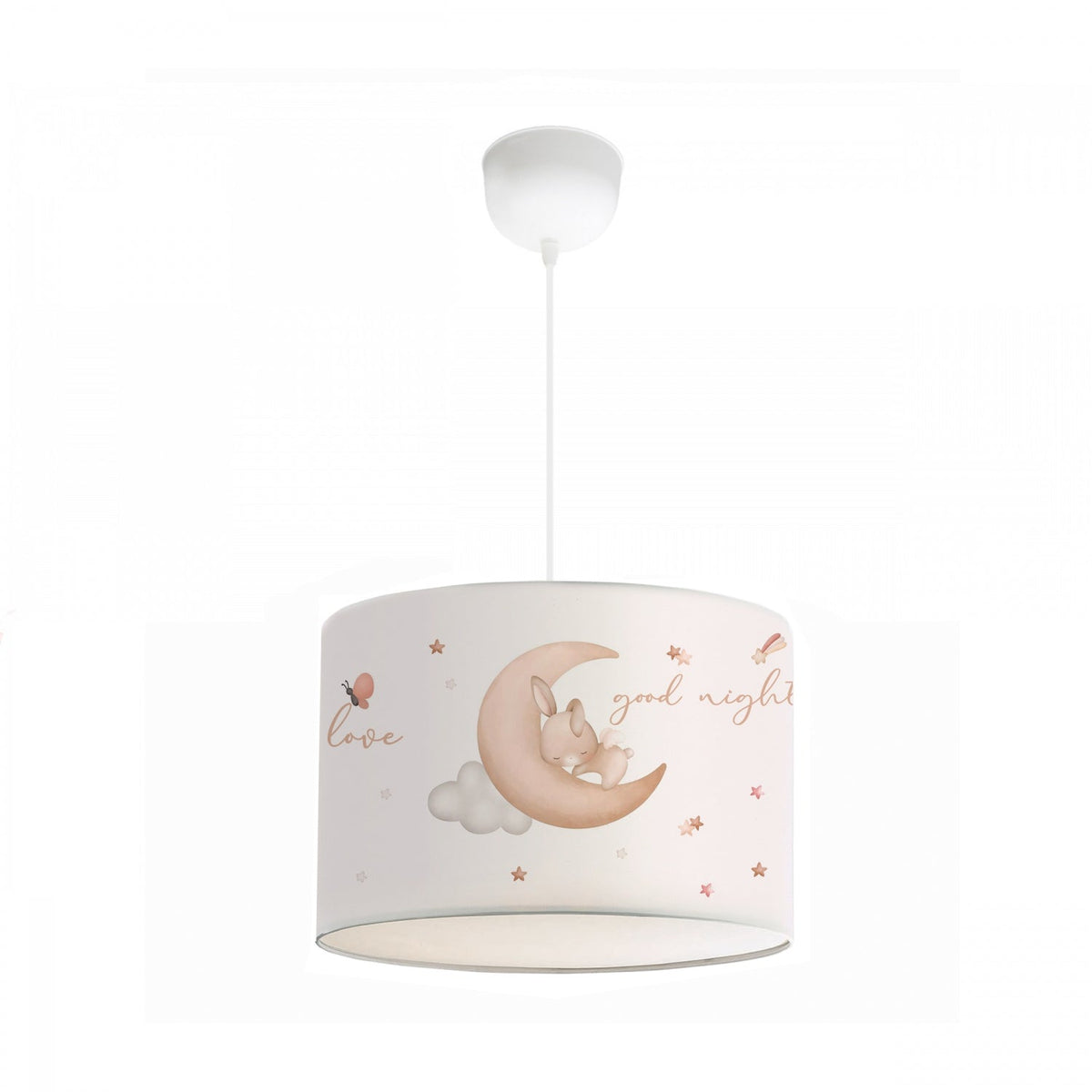 Çocuk Odası Aydınlatması Uyuyan Tavşancık Sarkıt Lamba 28'Lik