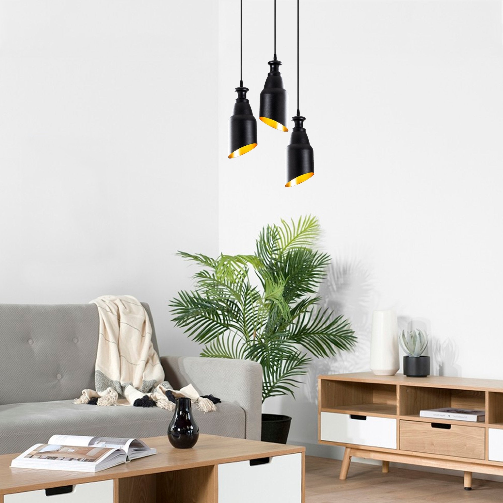 Vireo 191 Black 3 Sıvama Sarkıt Aydınlatma