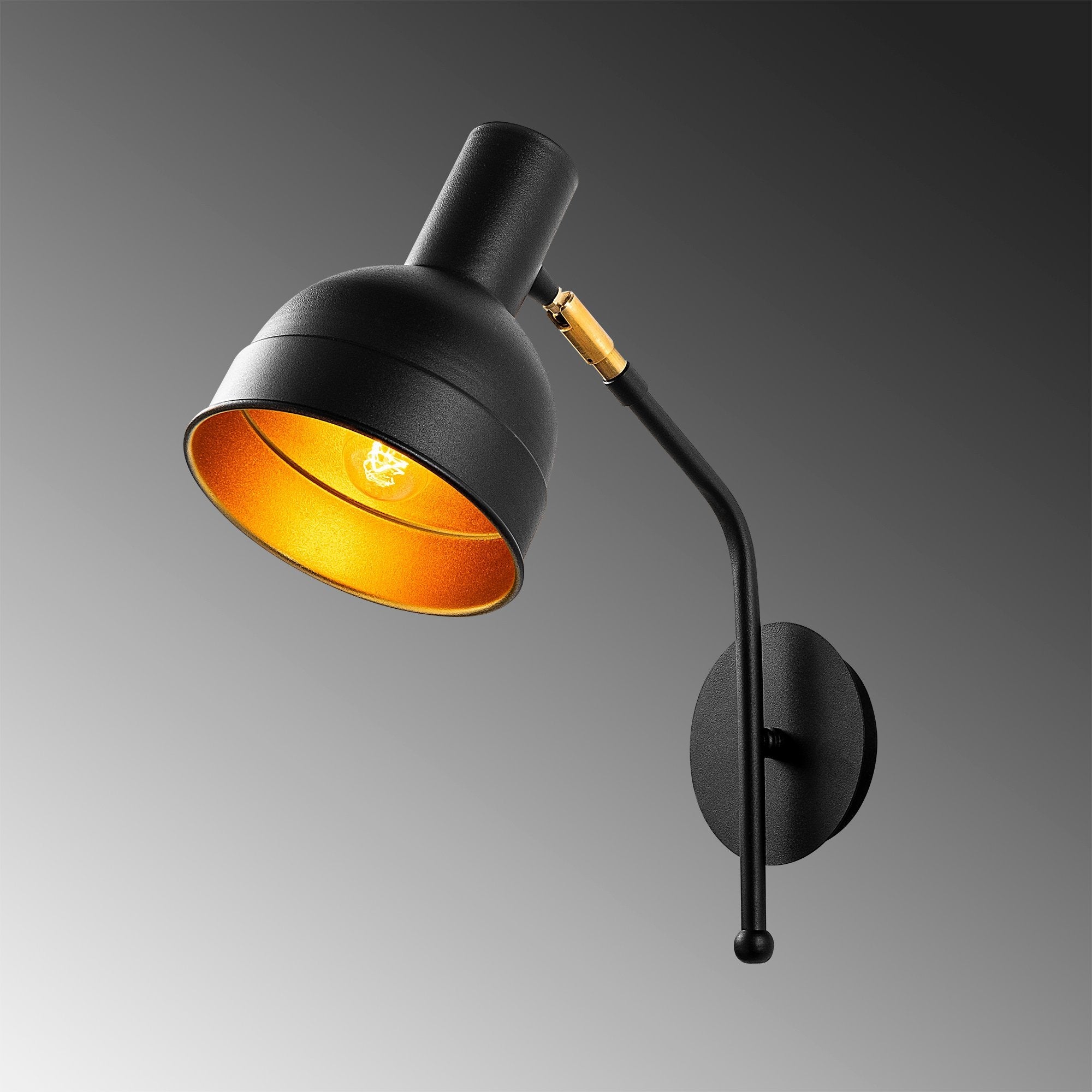 Willow 183 Black Sıvama Aplik Duvar Aydınlatma