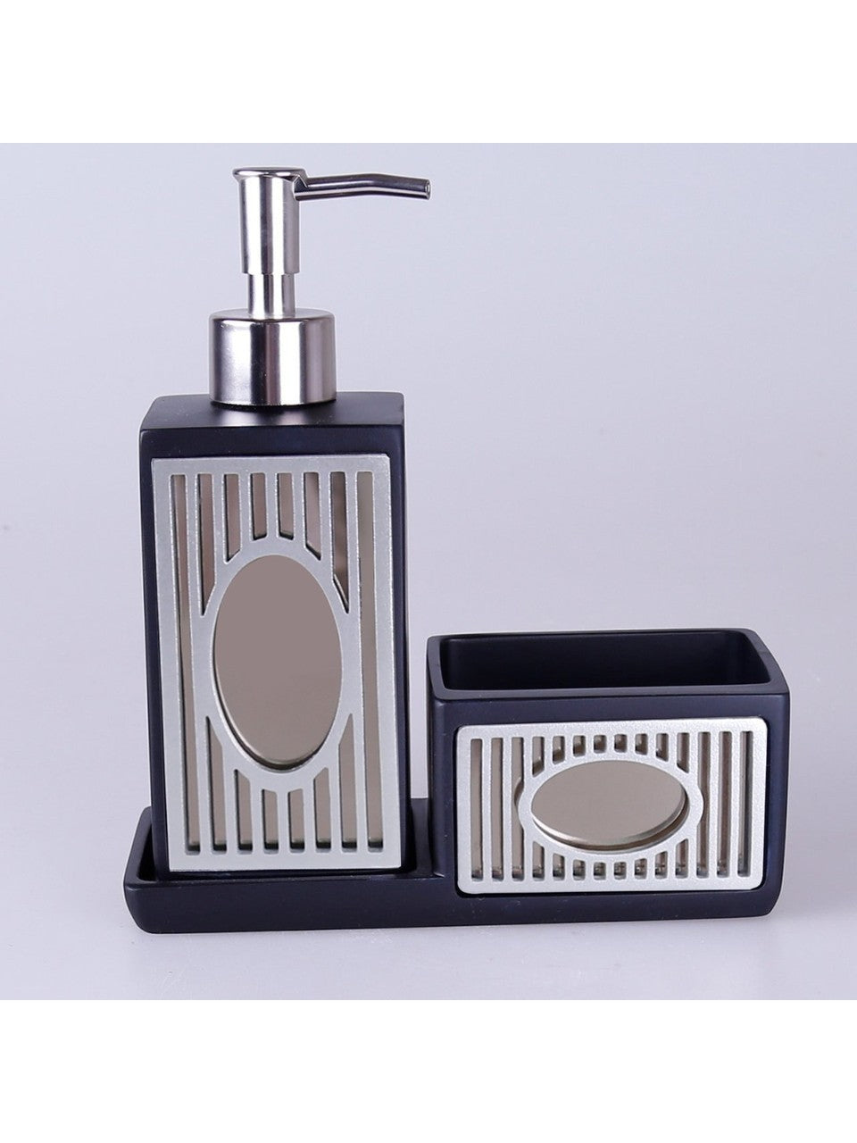 By Selim Glamour Sıvılı Süngerlik Siyah Gümüş Polyester