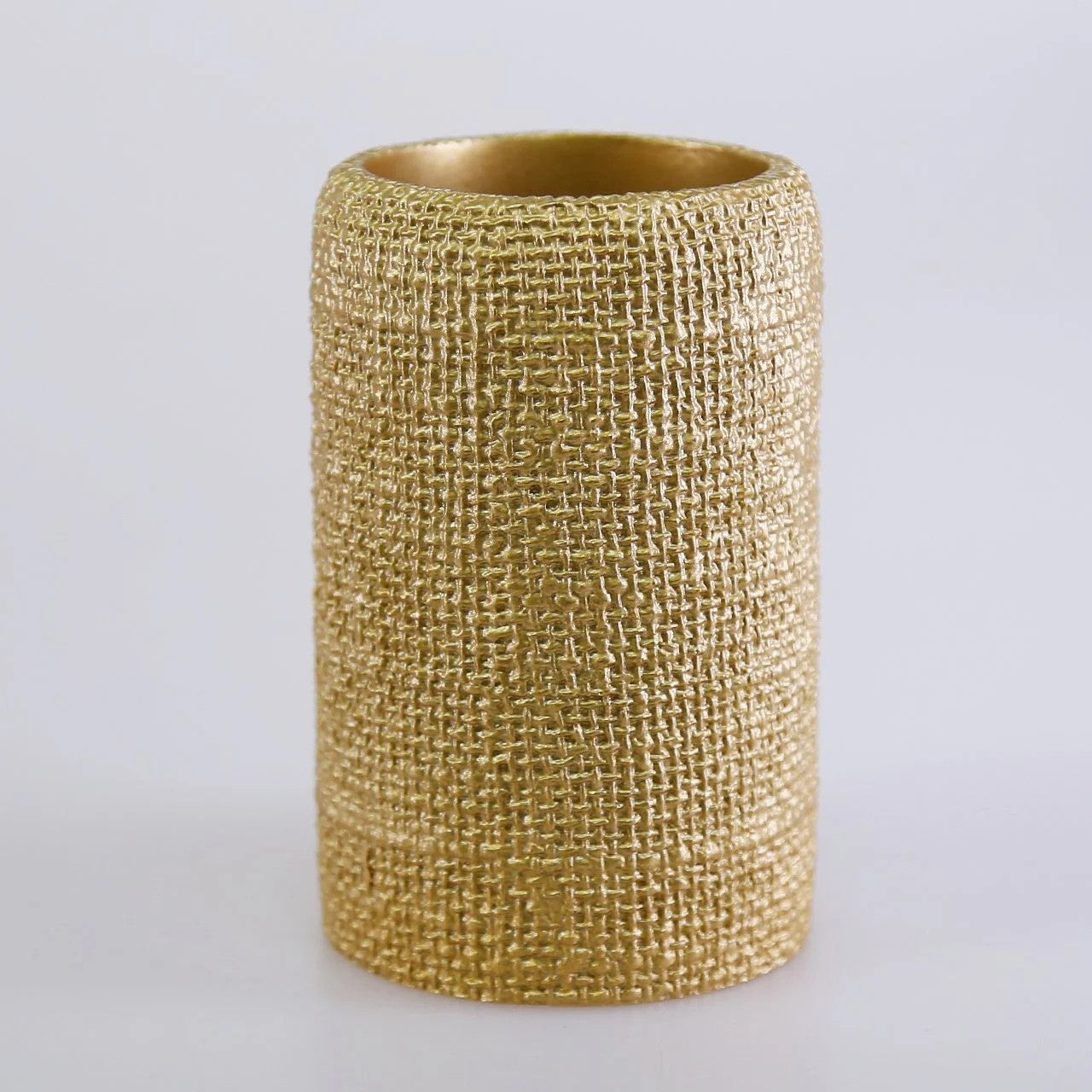 By Selim Natural Altın 5 Parça Polyester Banyo Seti