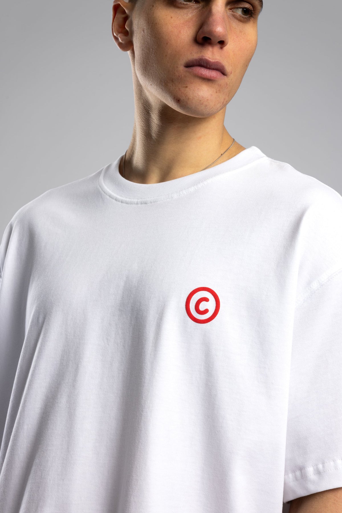 Good Will Kabartma Baskılı T-Shirt