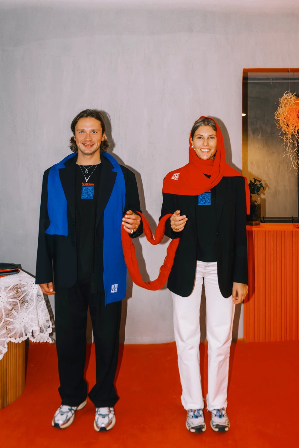 Caché Istanbul-Be Anatolian Kırmızı Atkı-Atkı-4-Milagron.com