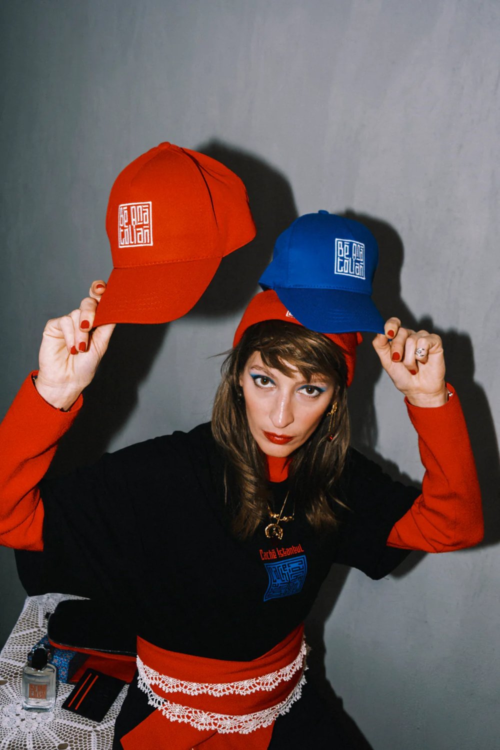 Caché Istanbul-Be Anatolian Saks Mavi Şapka-Şapka-6-Milagron.com