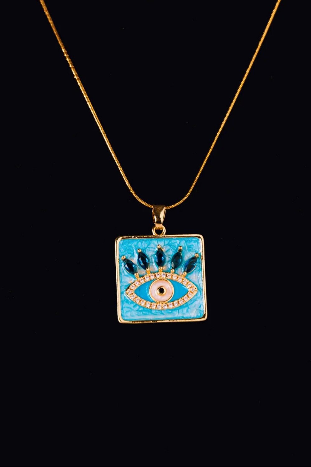 Caché Istanbul-Kare Göz Kolye-Kolye-2-Milagron.com