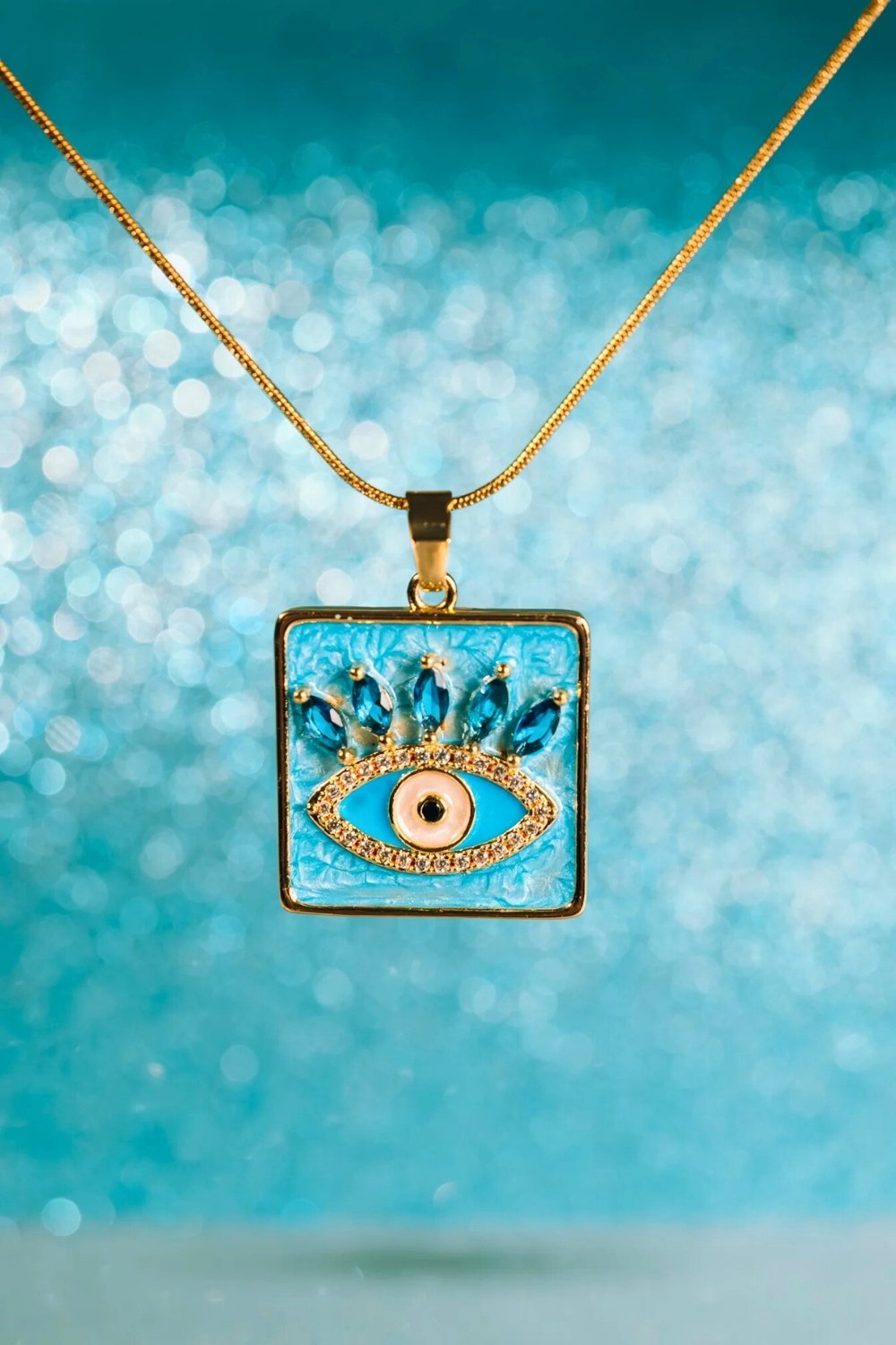 Caché Istanbul-Kare Göz Kolye-Kolye-3-Milagron.com