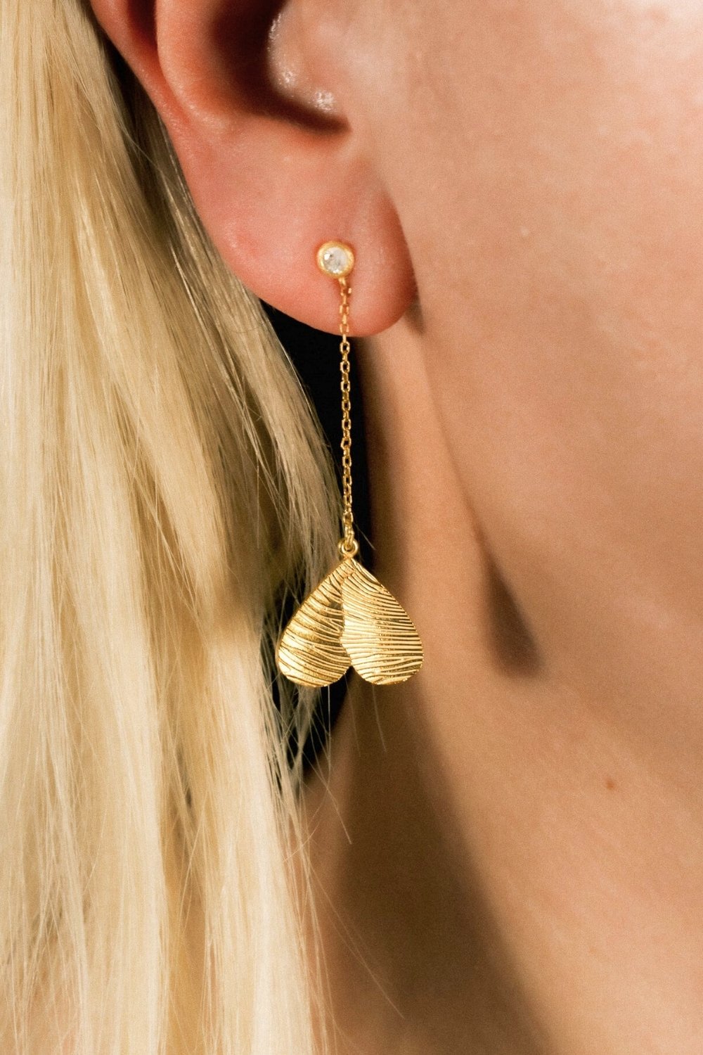 Caché Istanbul-Parmak İzi Kalpli Küpe-Küpe-1-Milagron.com