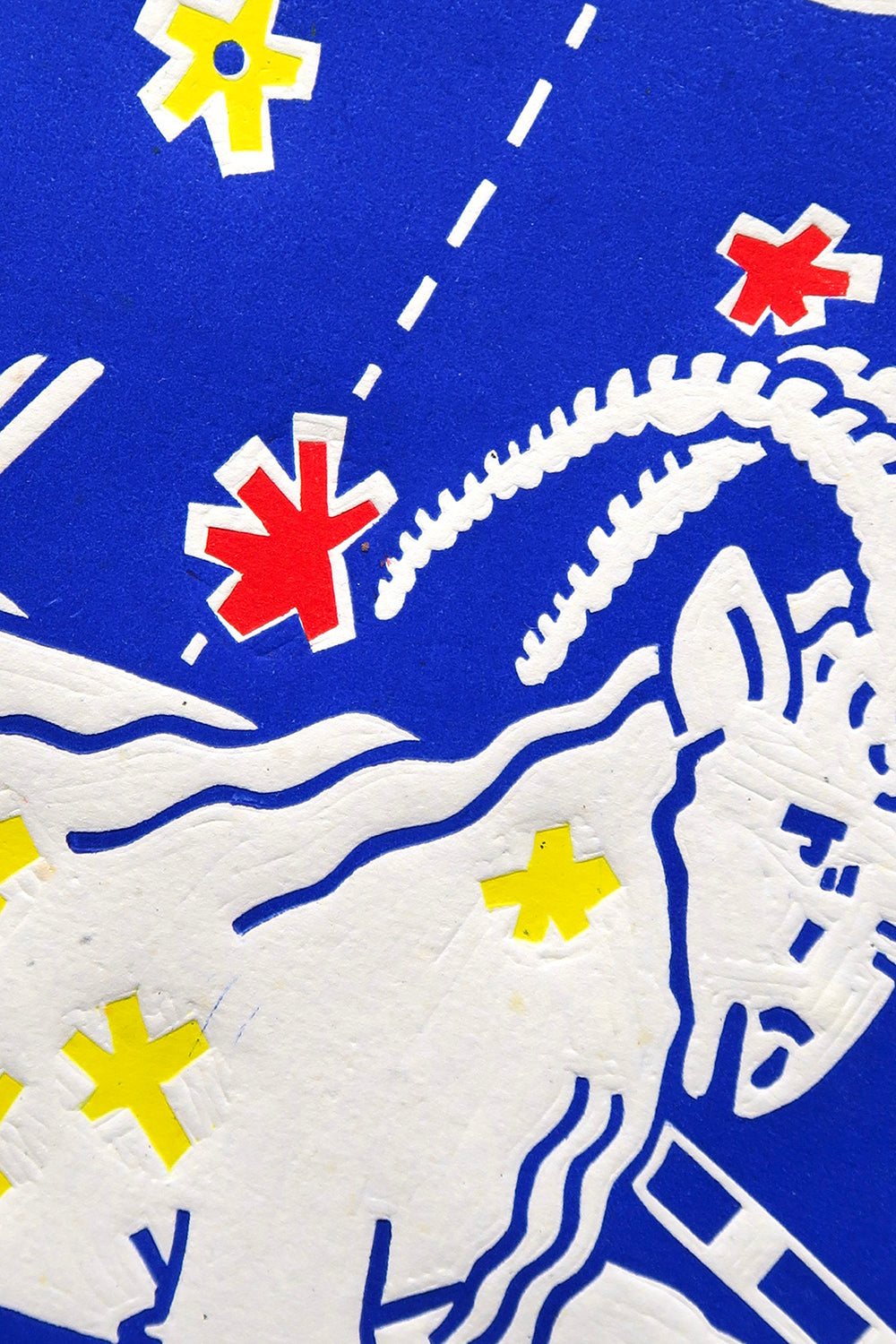 Capricorn Linol Baskı - 2