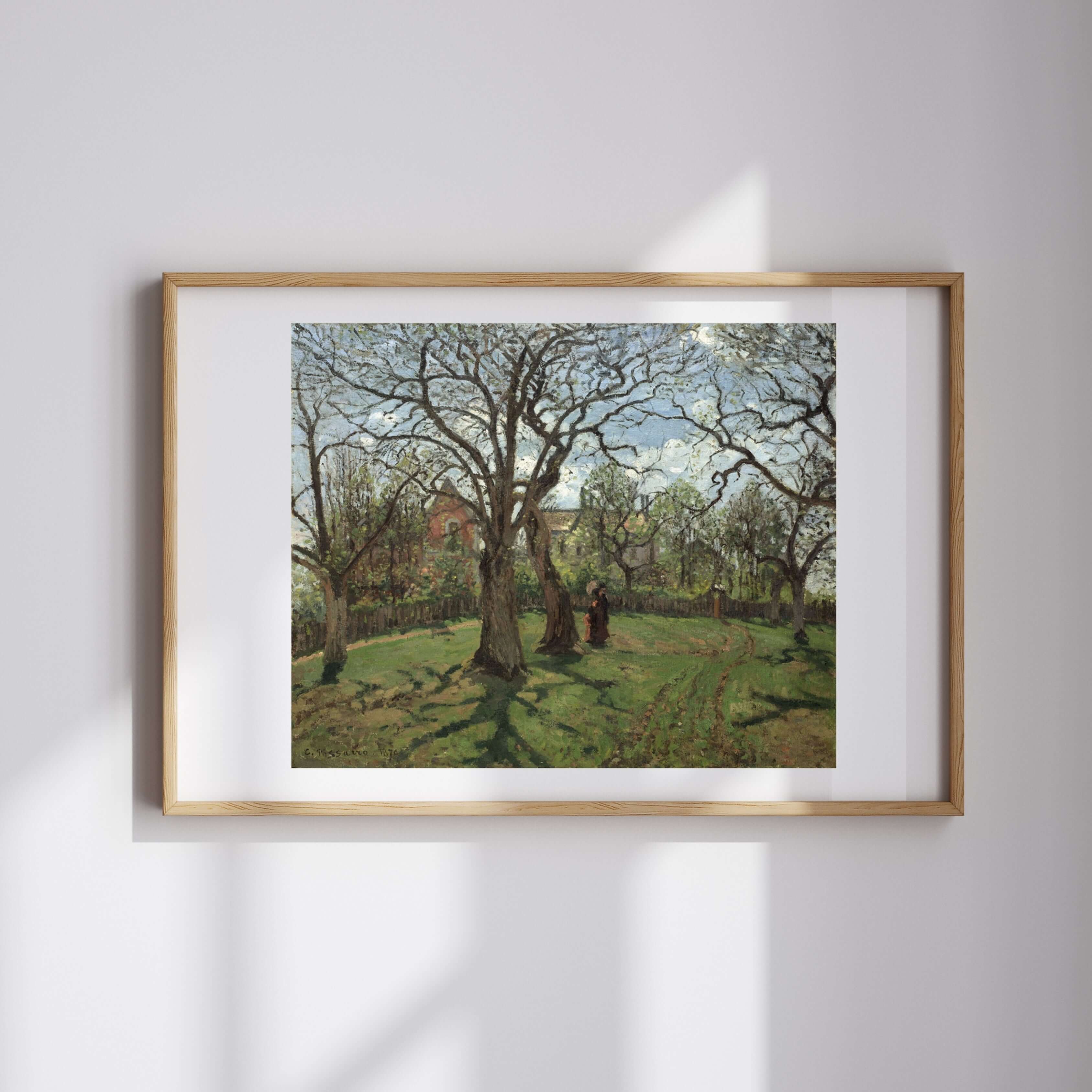Camille Pissarro - Louveciennes'Deki Kestane Ağaçları