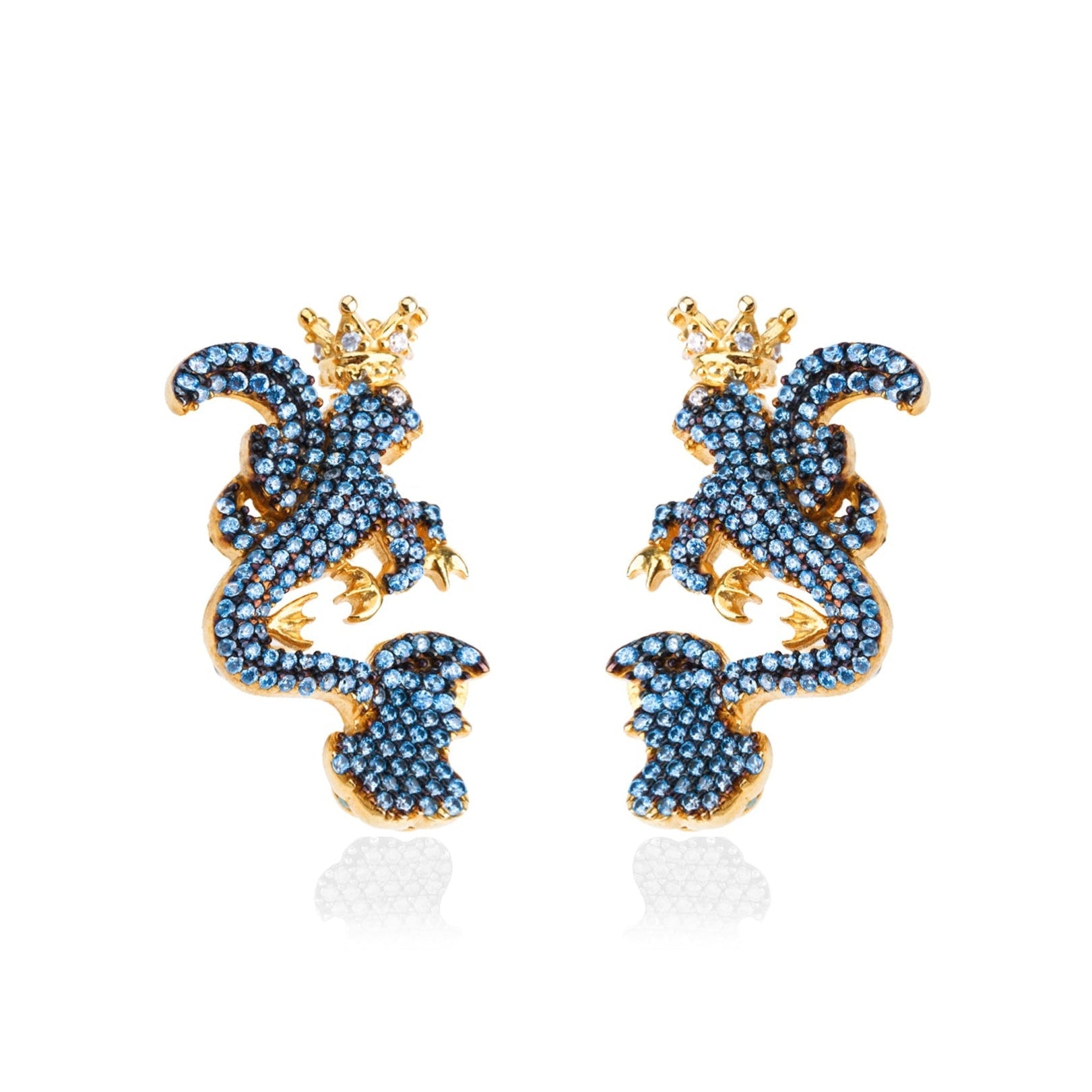 Baby Secret Of The Universe Aqua Kristal İKonik Küpe
