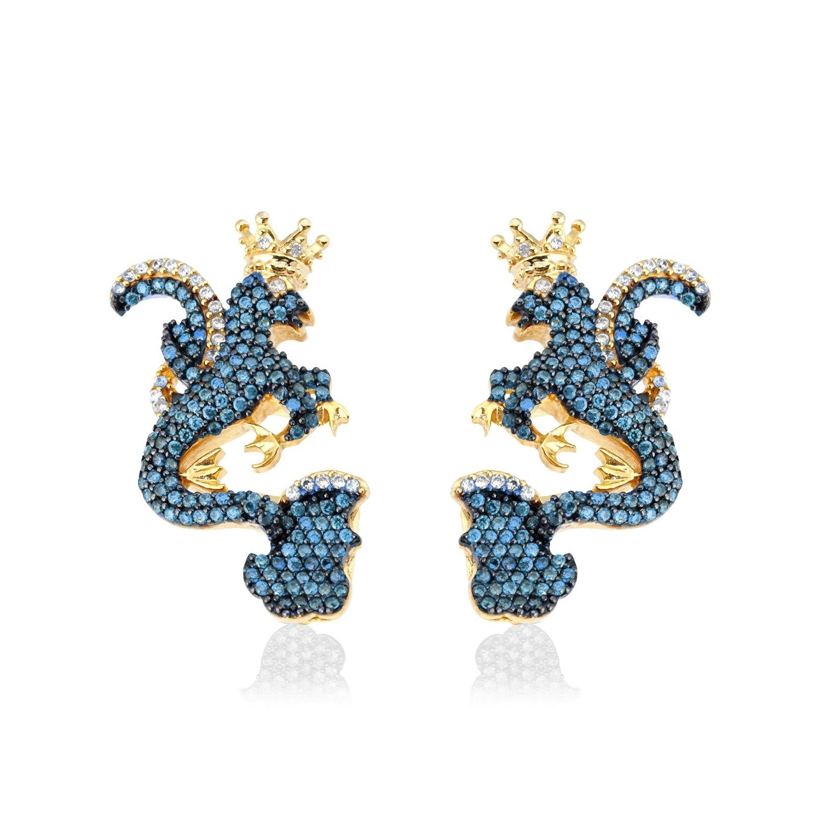 Baby Secret Of The Universe Aqua Kristal İKonik Küpe