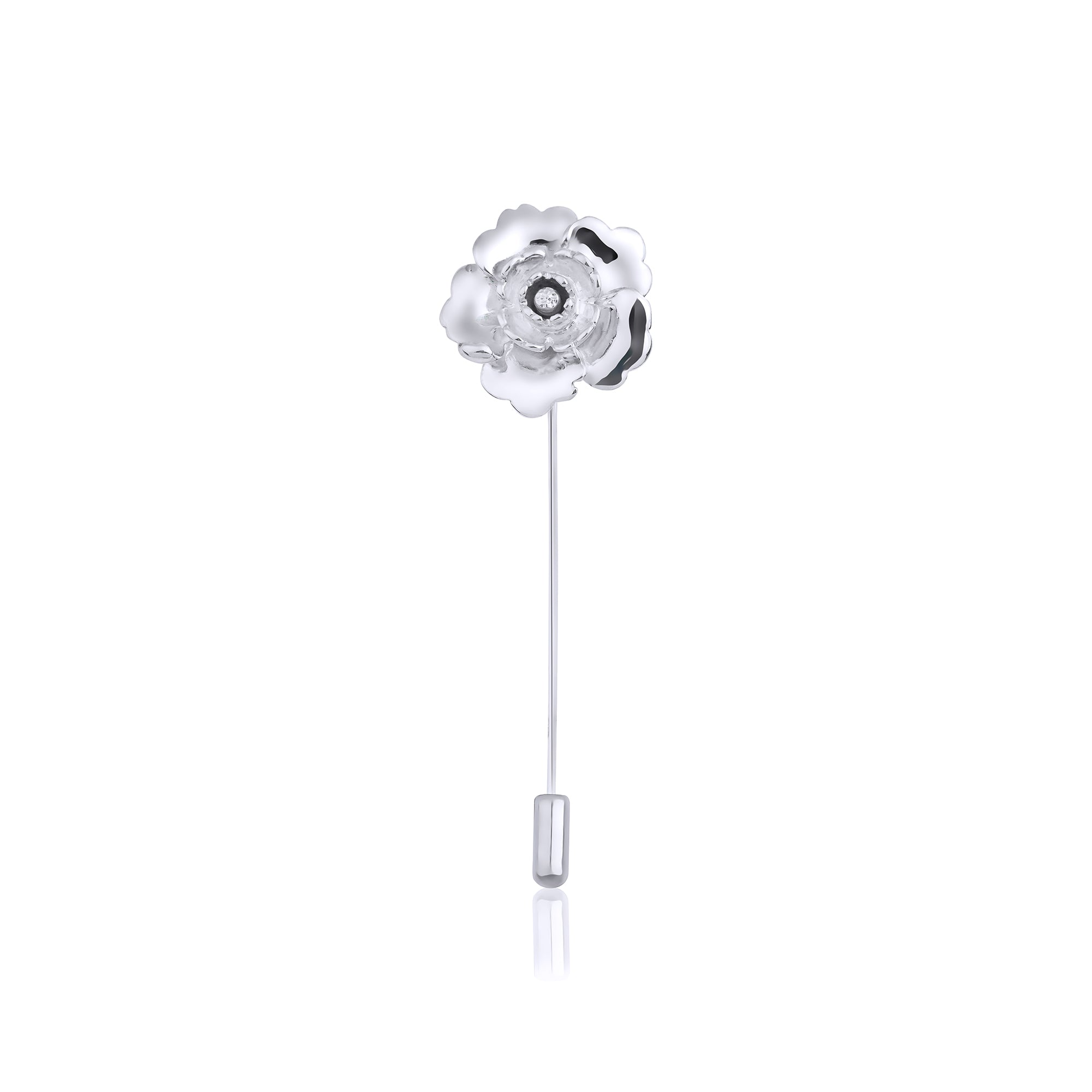 Infinity Flower Silver Yaka İĞnesi
