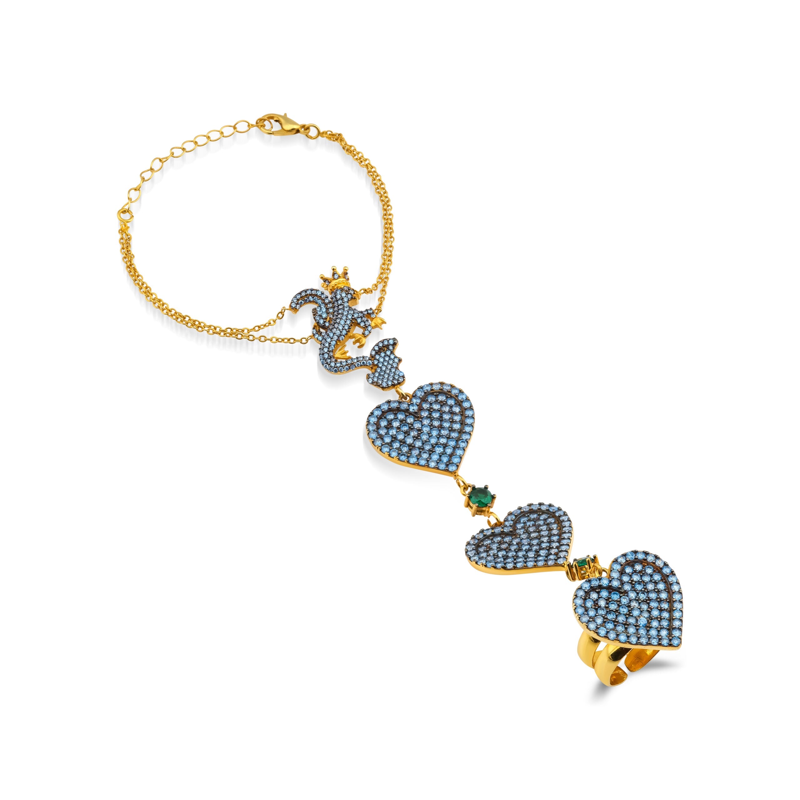 Secret Of Heart Aqua Şahmeran Bileklik