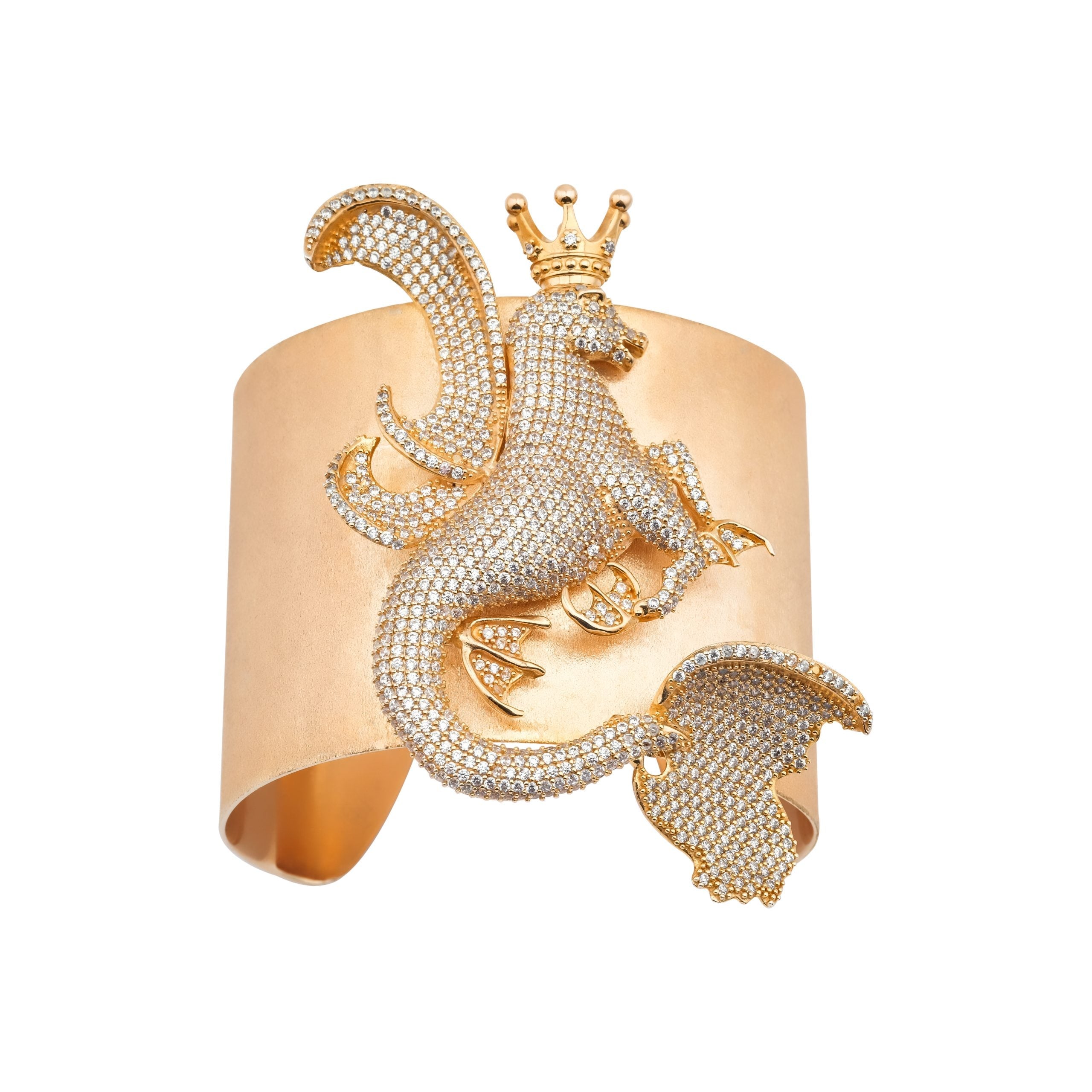 Secret Of The Universe Beyaz Kristal Mitolojik Dragon Bileklik