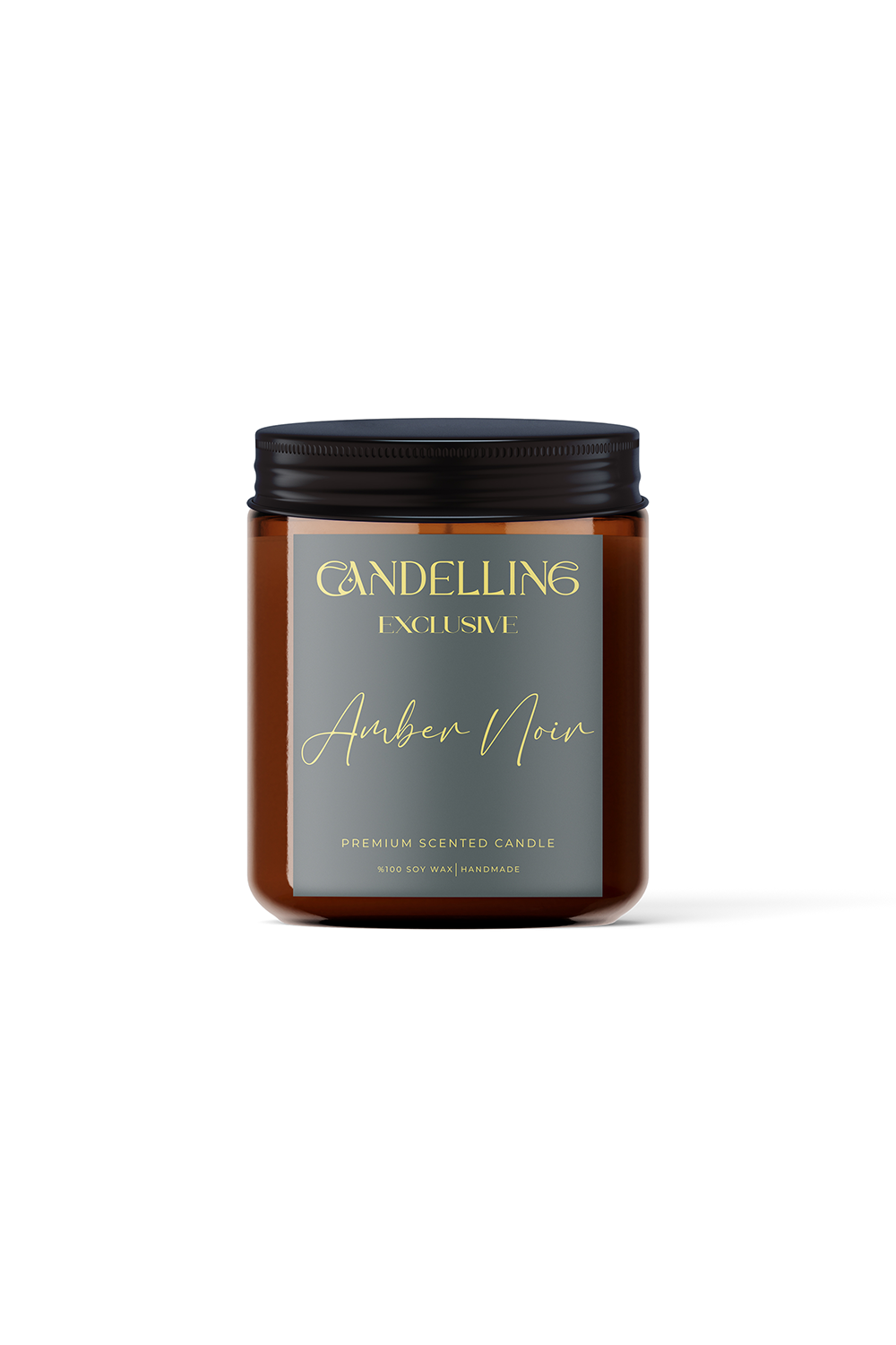 Candelling-Exclusive Serisi Amber Noir Mum 250 Ml-Mum-1-Milagron.com
