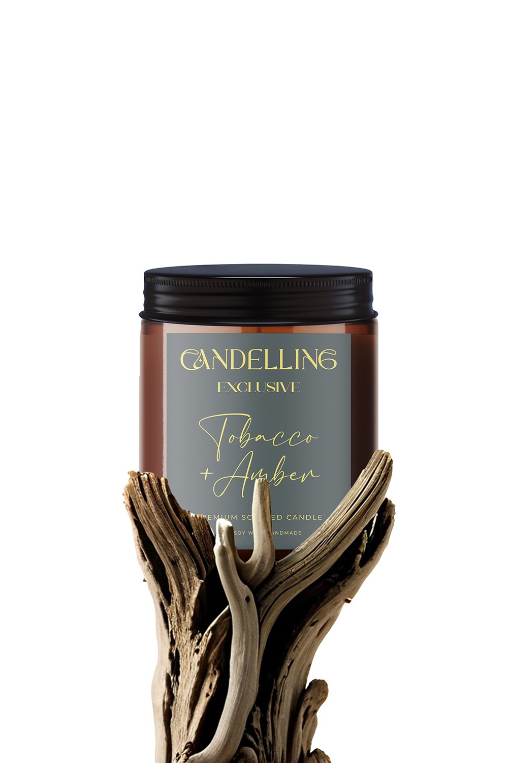 Candelling-Exclusive Serisi Tobacco + Amber Mum 250 Ml-Mum-1-Milagron.com