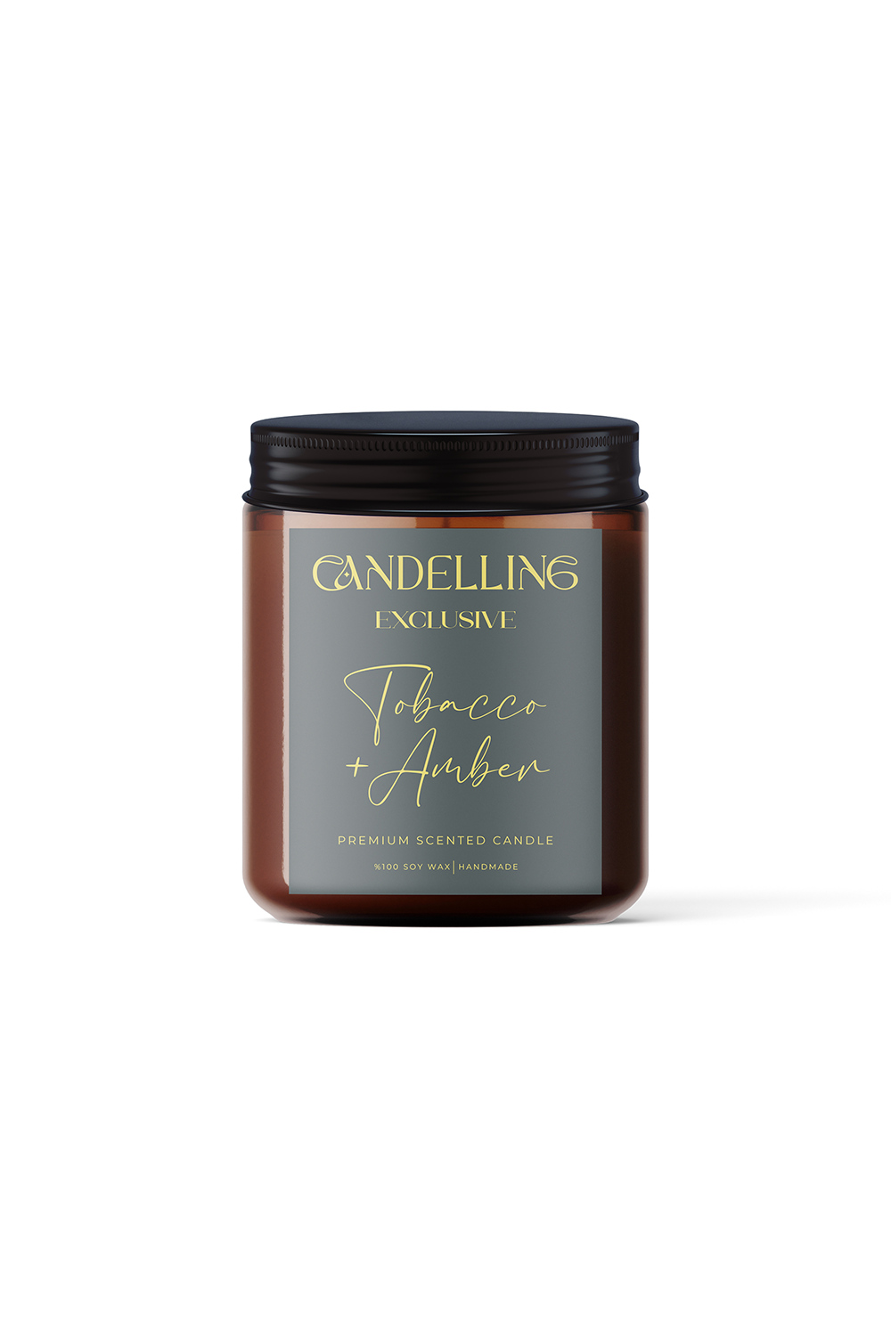 Candelling-Exclusive Serisi Tobacco + Amber Mum 250 Ml-Mum-2-Milagron.com