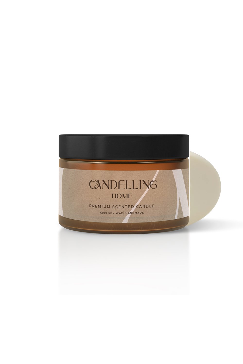 Candelling-Home Serisi 100 Ml Mum Beyaz Sabun-Mum-1-Milagron.com