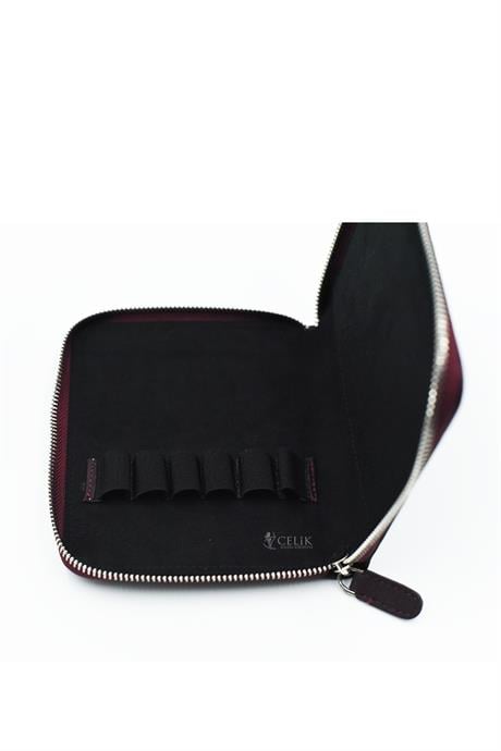 Carens-Crazy 6'lı Hakiki Deri Kalem çantası Acı Kahve K83-Kalem Çantası-4-Milagron.com