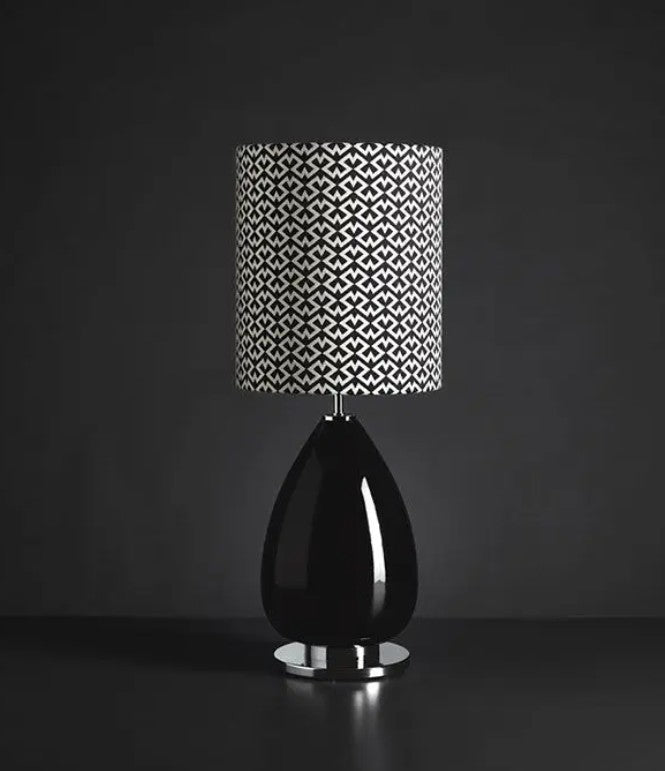 Valentina Abajur 1L Si̇yah Ø30X77 Cm E27 1X60W - 0