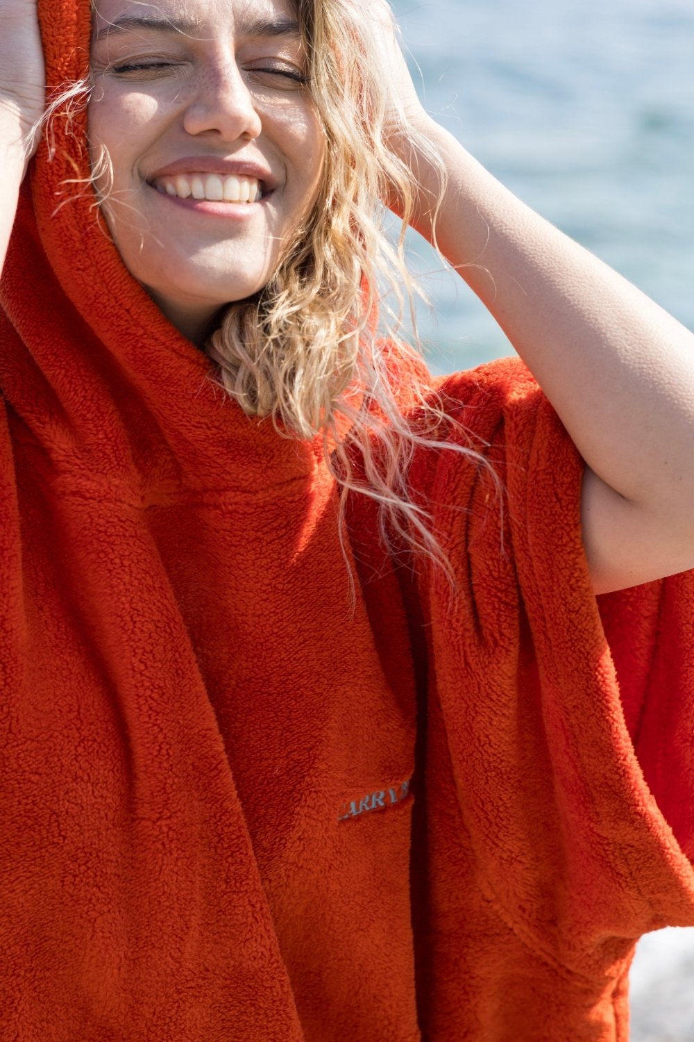 Carryberry-Fluffy Turuncu Havlu Panço-Panço-4-Milagron.com