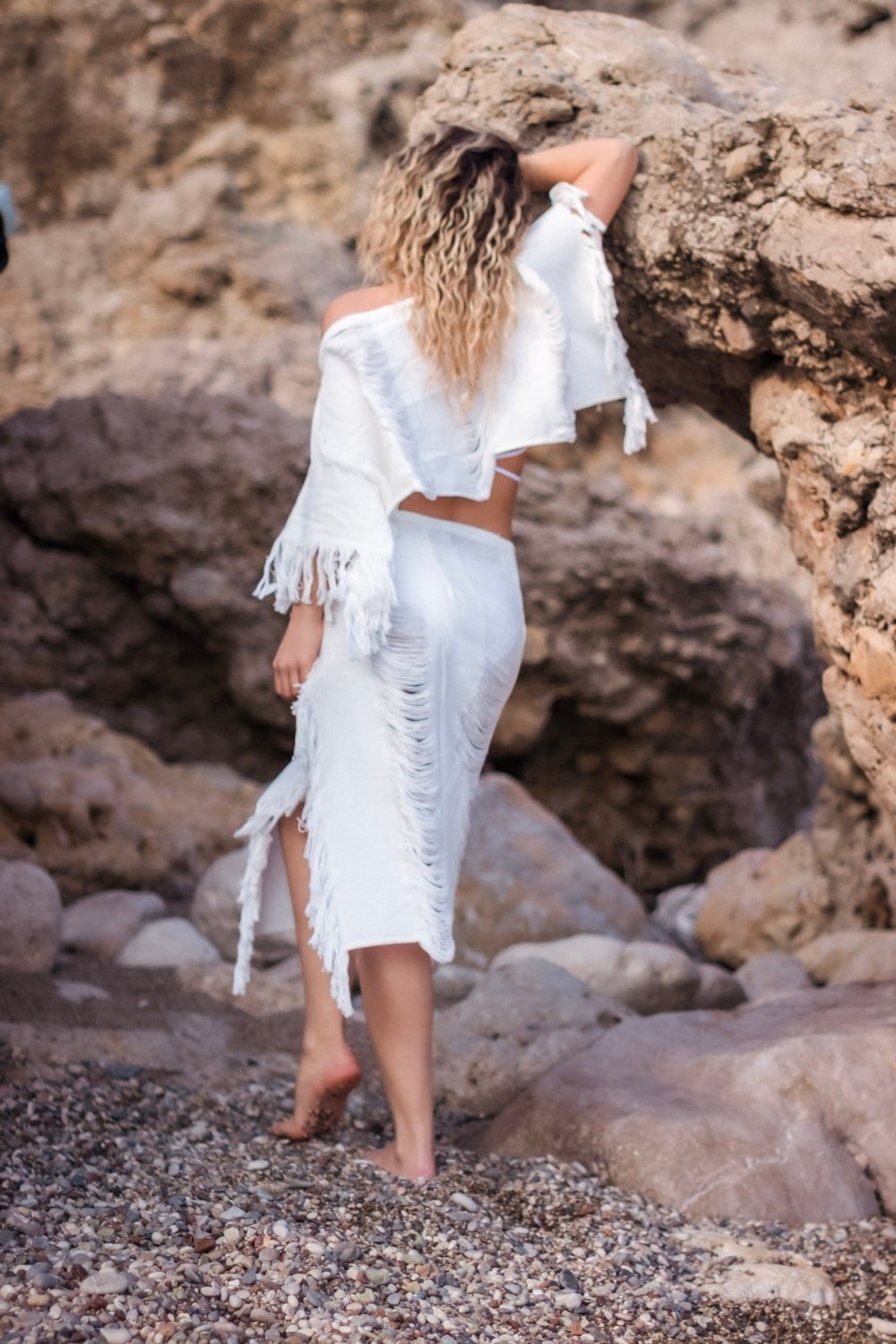 Carryberry-Meksika Beyaz Keten Uzun Pareo-Pareo & Bandana-2-Milagron.com