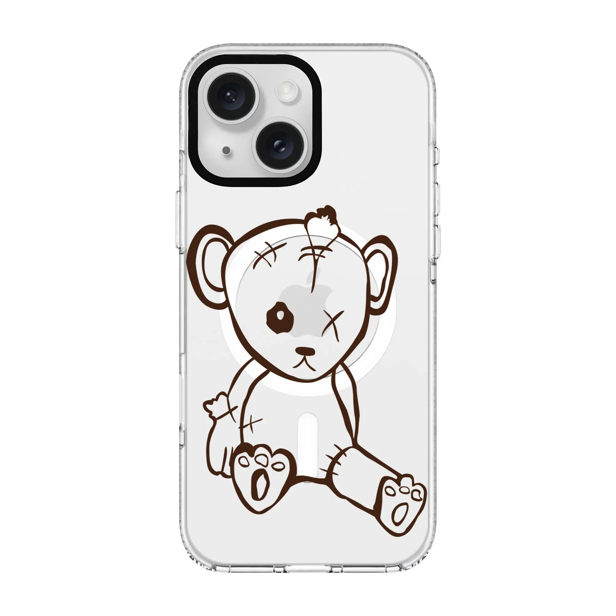 Baby Bear-Clear Kılıf Magsafe Özellikli - Iphone 15 Plus