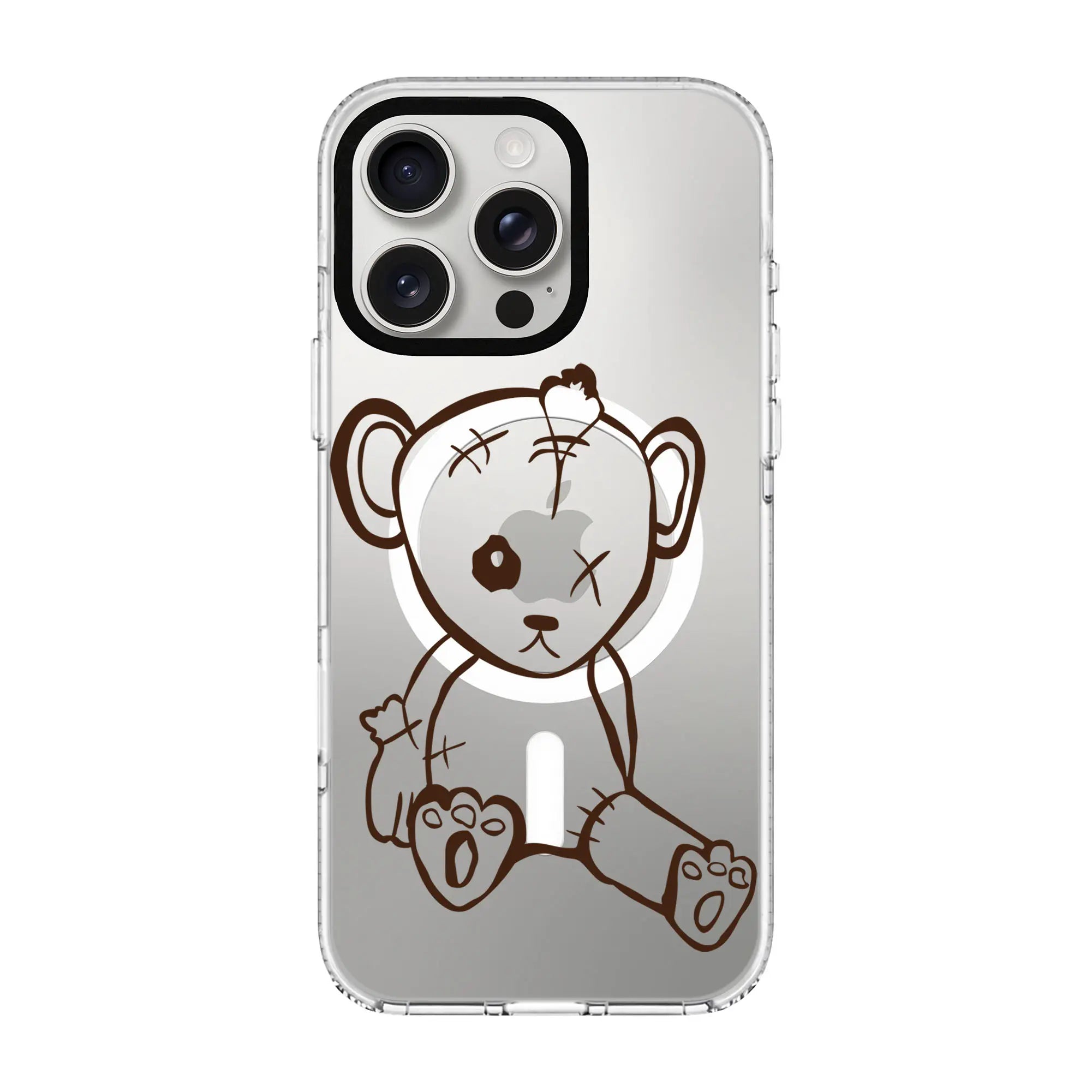 Baby Bear-Clear Kılıf Magsafe Özellikli - Iphone 15 Pro Max