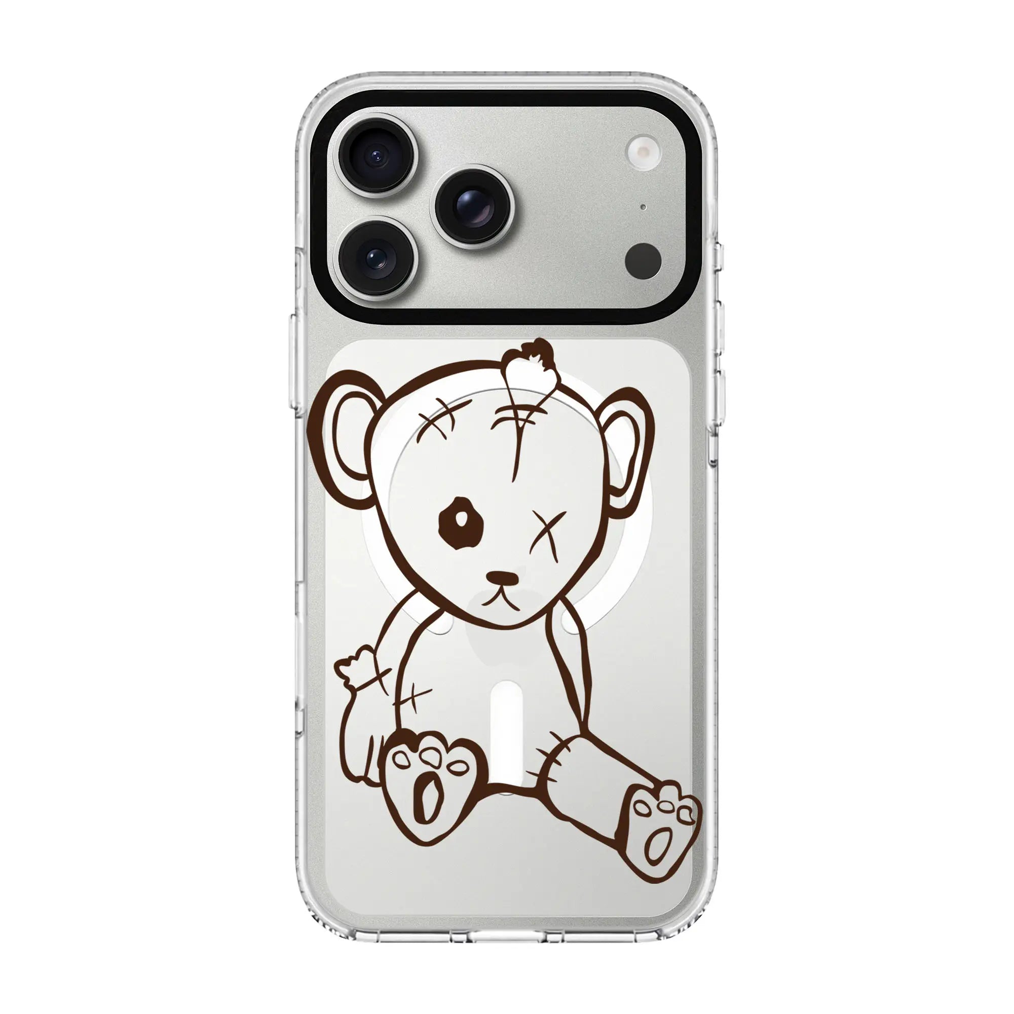 Baby Bear-Clear Kılıf Magsafe Özellikli - Iphone 17 Pro