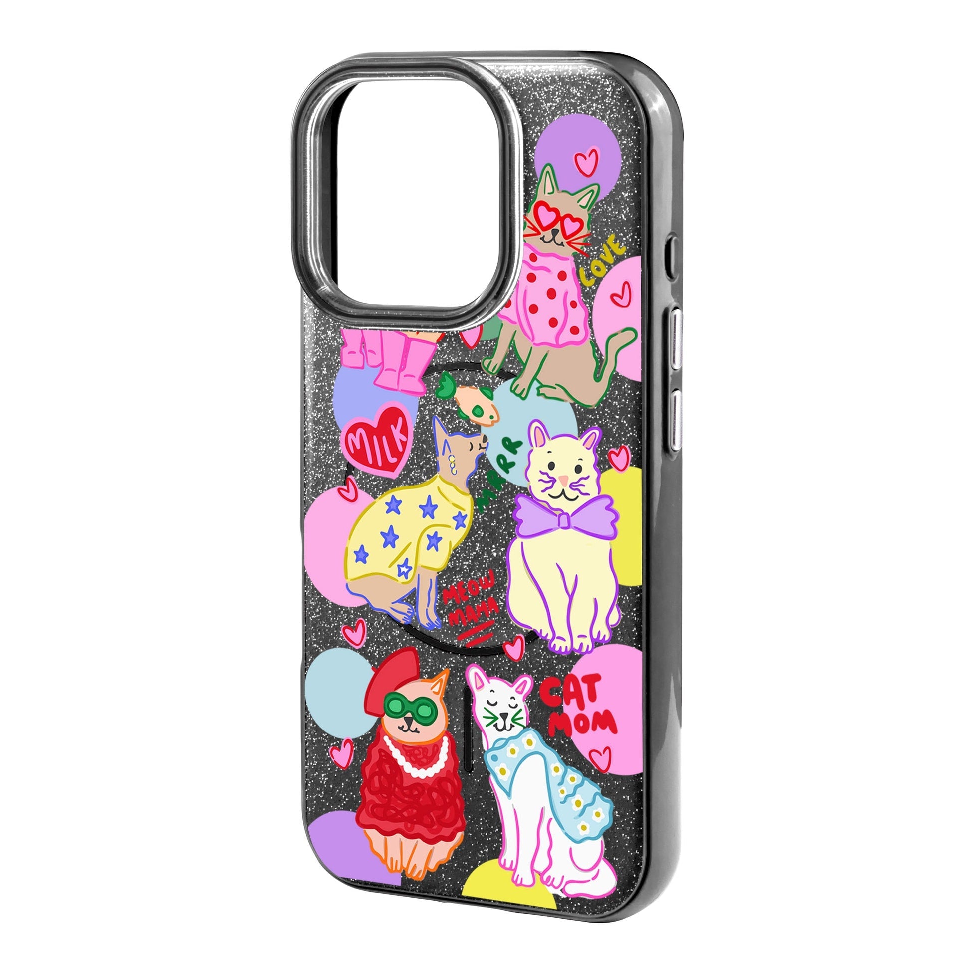 Cat Mom-Radiant Kılıf Magsafe Özellikli - Iphone 15