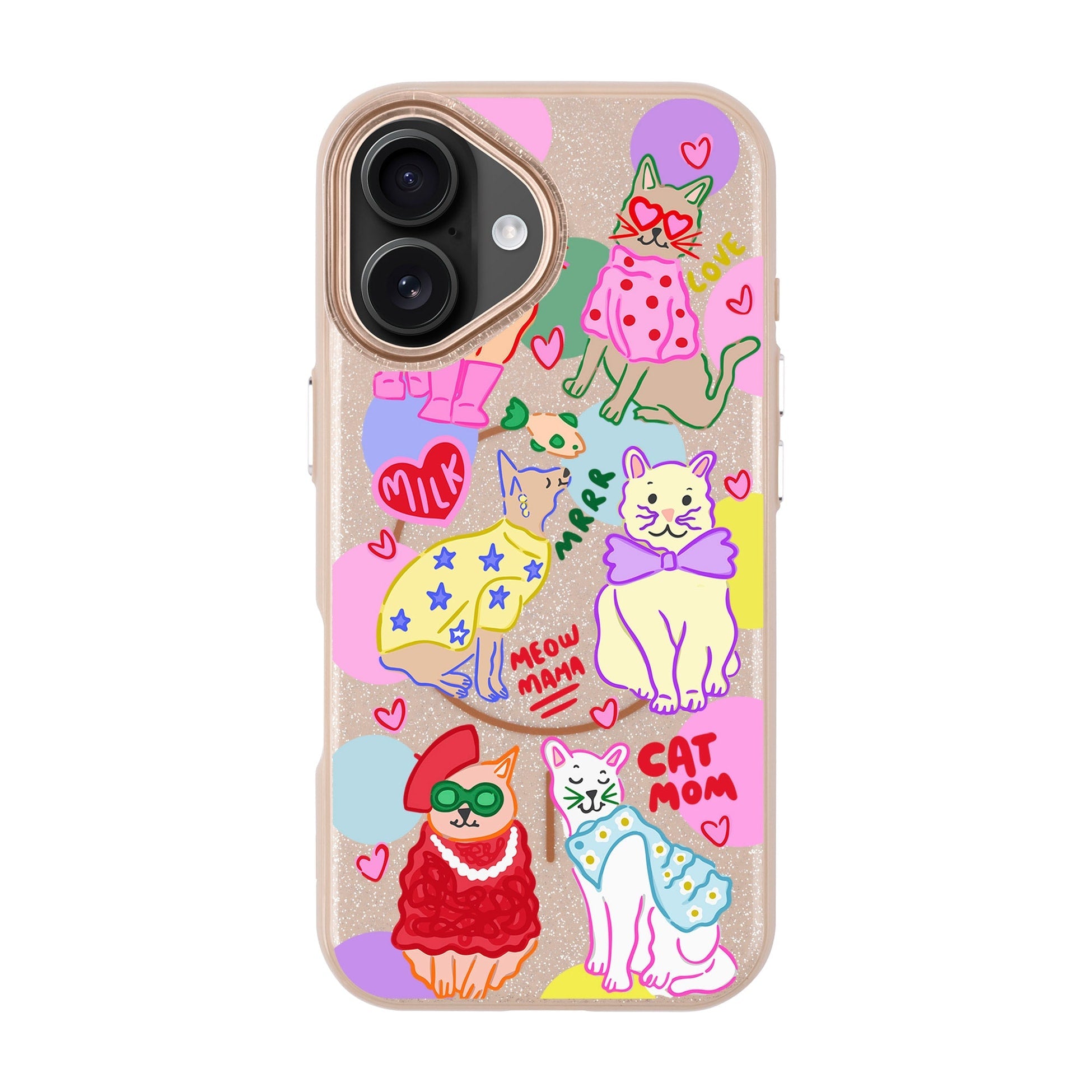 Cat Mom-Radiant Kılıf Magsafe Özellikli - Iphone 16