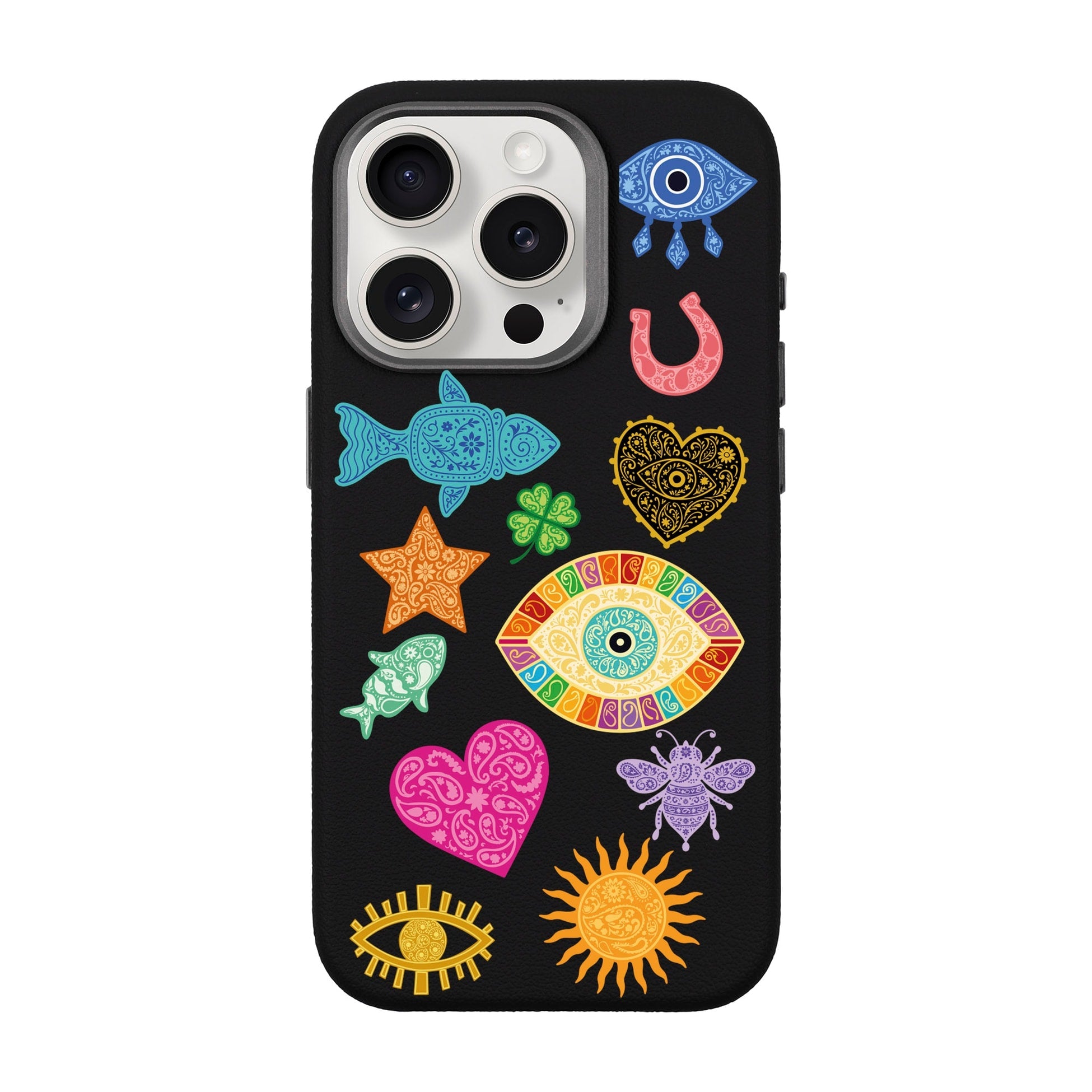 Charms By Berrin Özkan-Leather Premium Kılıf Magsafe Özellikli - Iphone 15 Pro