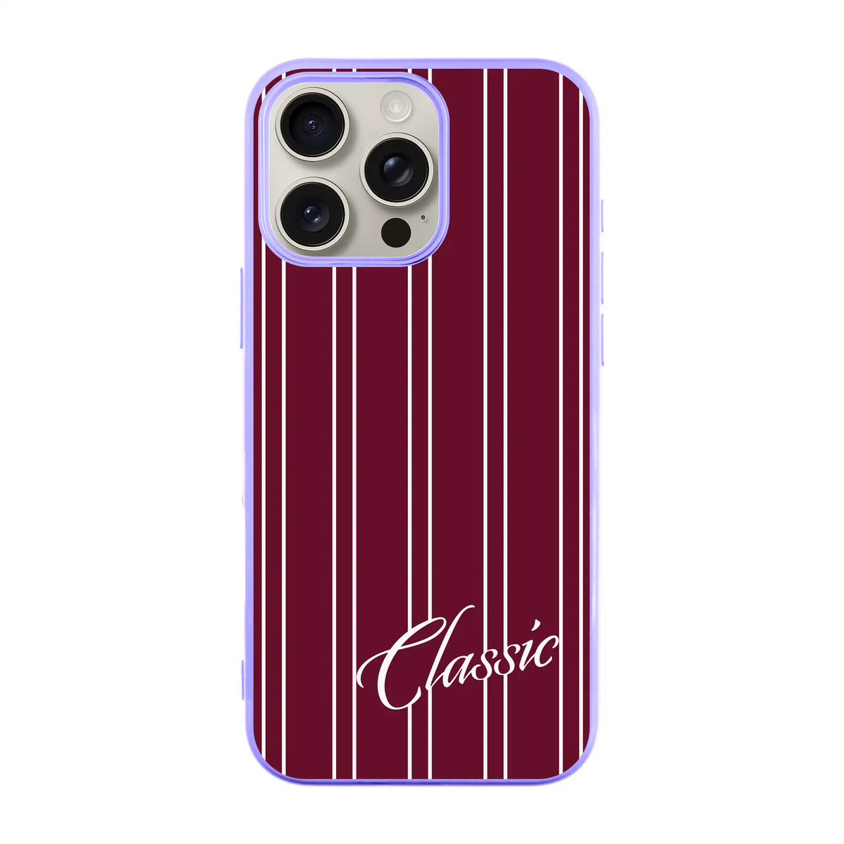 Classic Stripe-Ultra Silikon Kılıf-Iphone 15 Pro