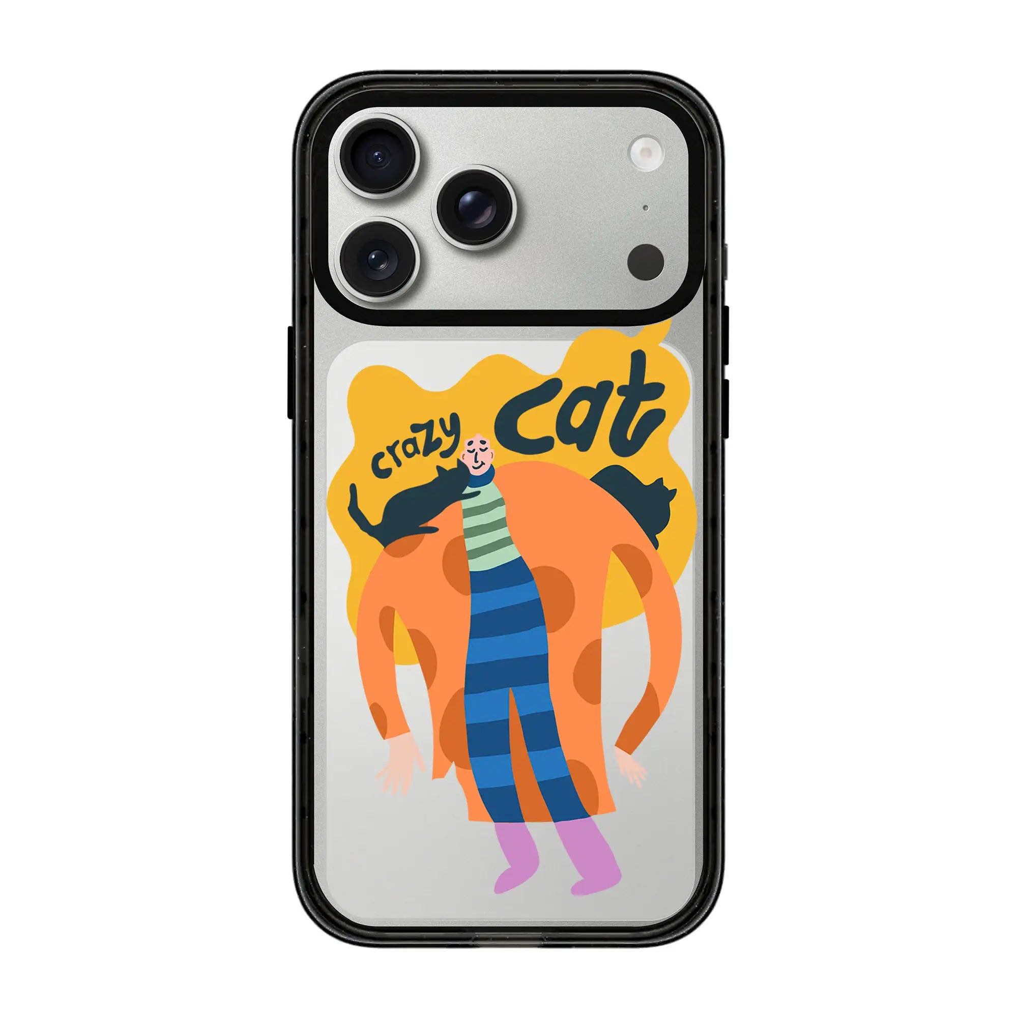 Crazy Cat-Power Kılıf - Iphone 17 Pro Max