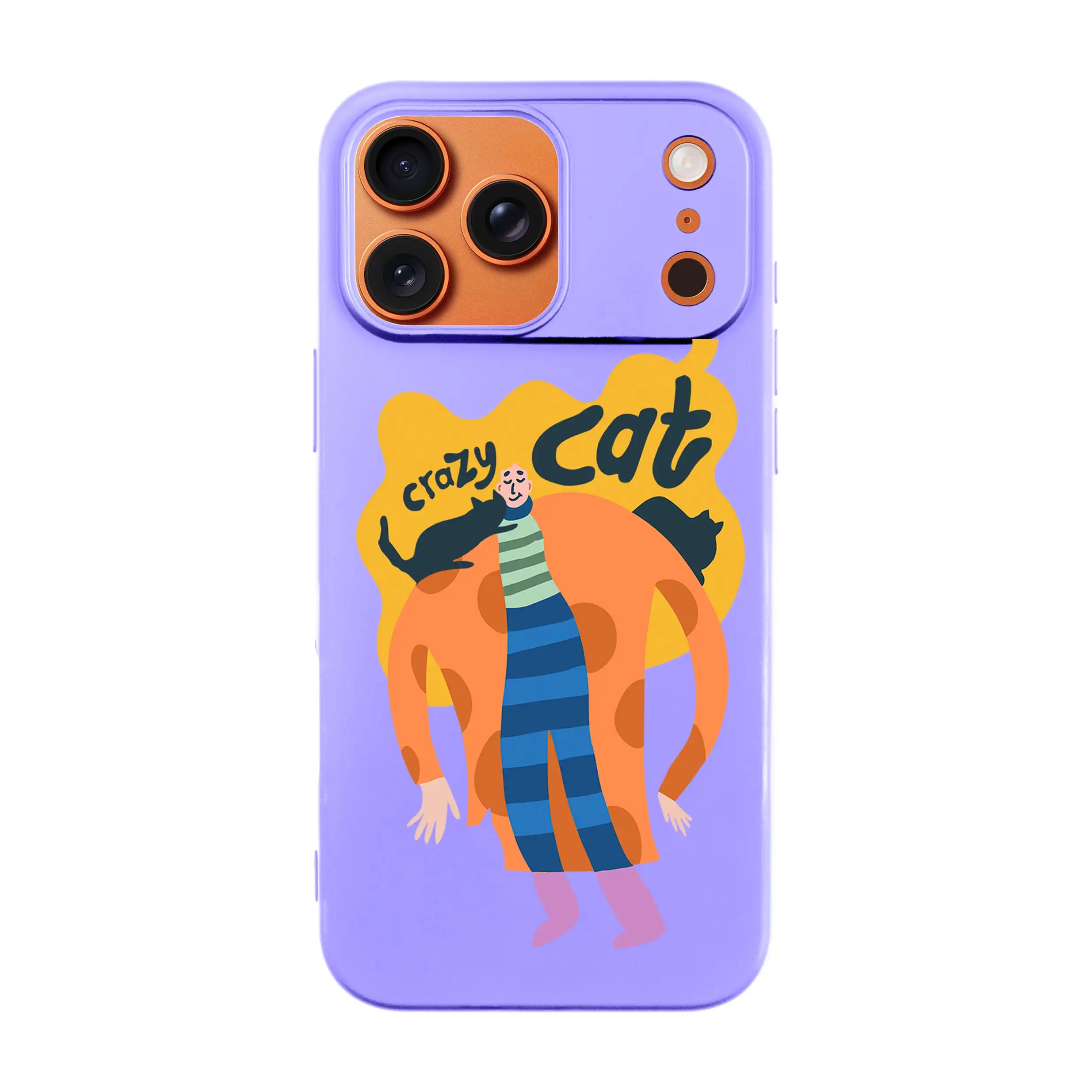 Crazy Cat-Ultra Silikon Kılıf-Iphone 17