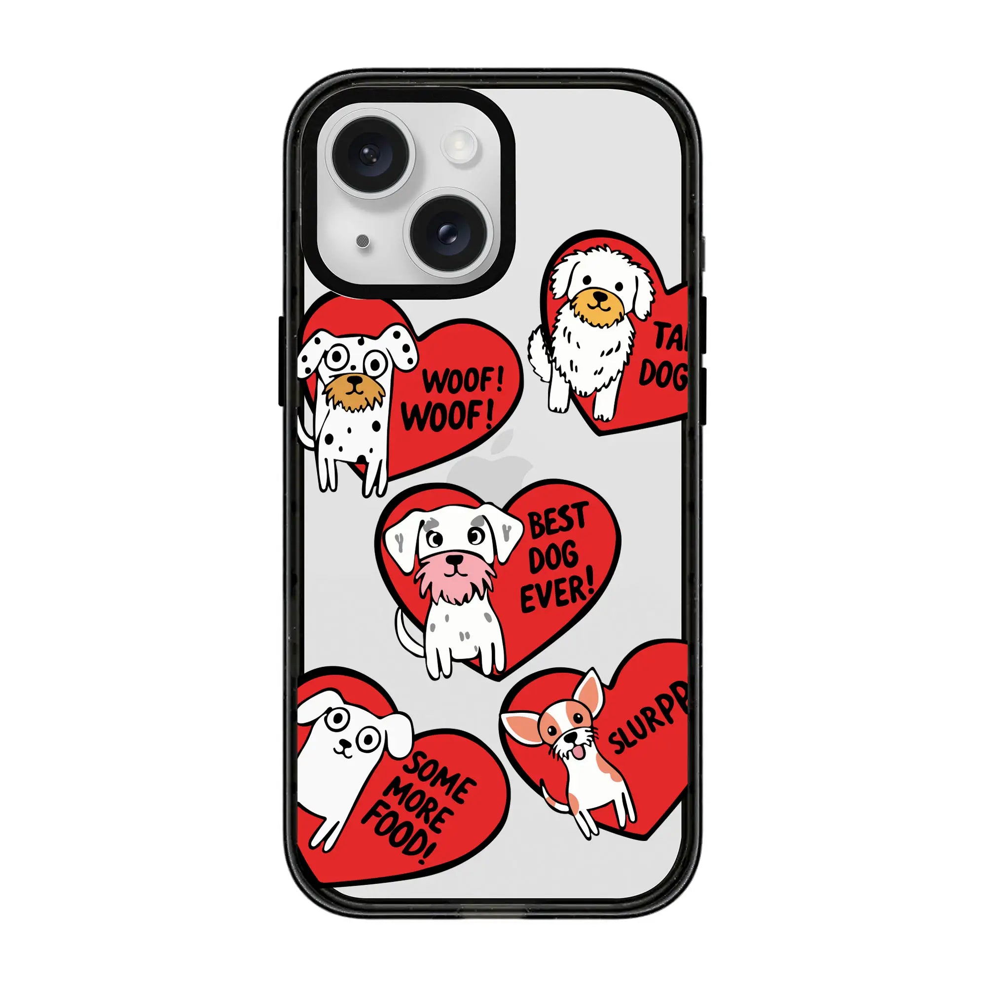 Dogs With Hearts-Power Kılıf - Iphone 15